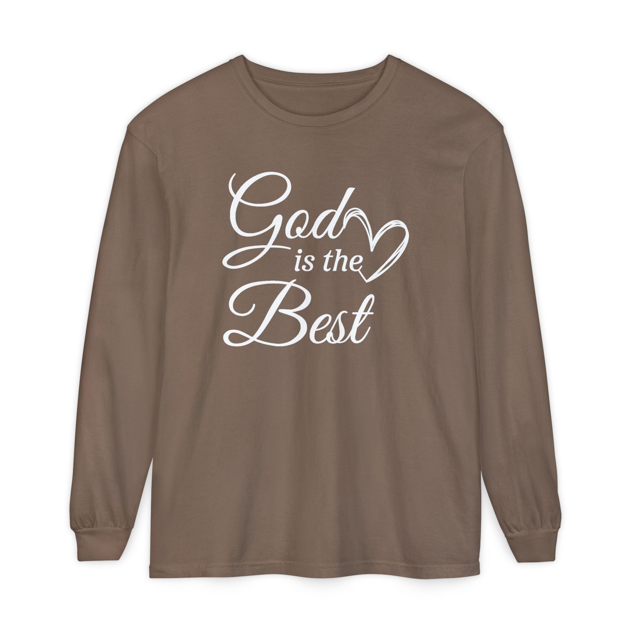 Faith Based Women's Long Sleeve - God Is The Best | Long - sleeve by atgodanddesigns