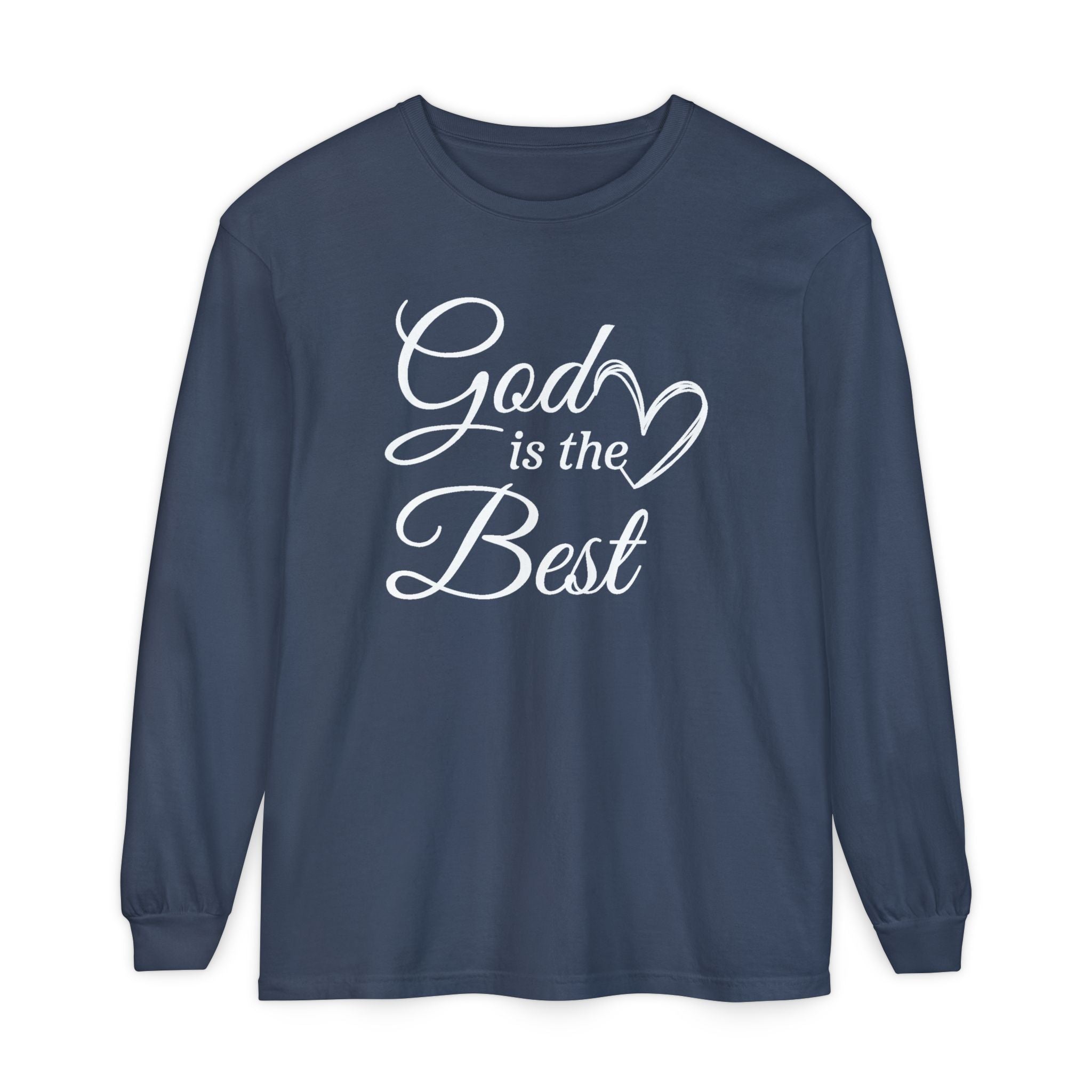 Faith Based Women's Long Sleeve - God Is The Best | Long - sleeve by atgodanddesigns
