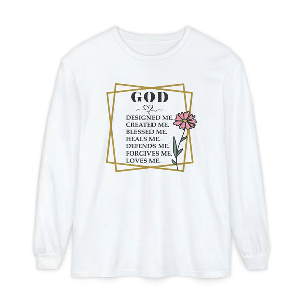 Faith Based Women's Long Sleeve - God | Long - sleeve by atgodanddesigns