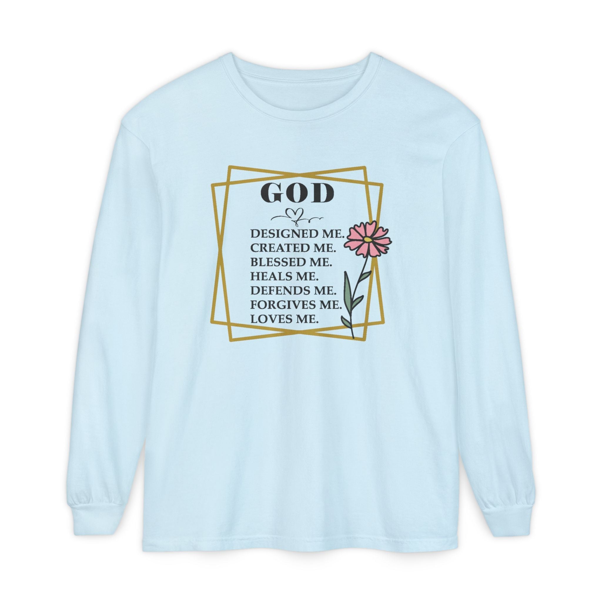 Faith Based Women's Long Sleeve - God | Long - sleeve by atgodanddesigns