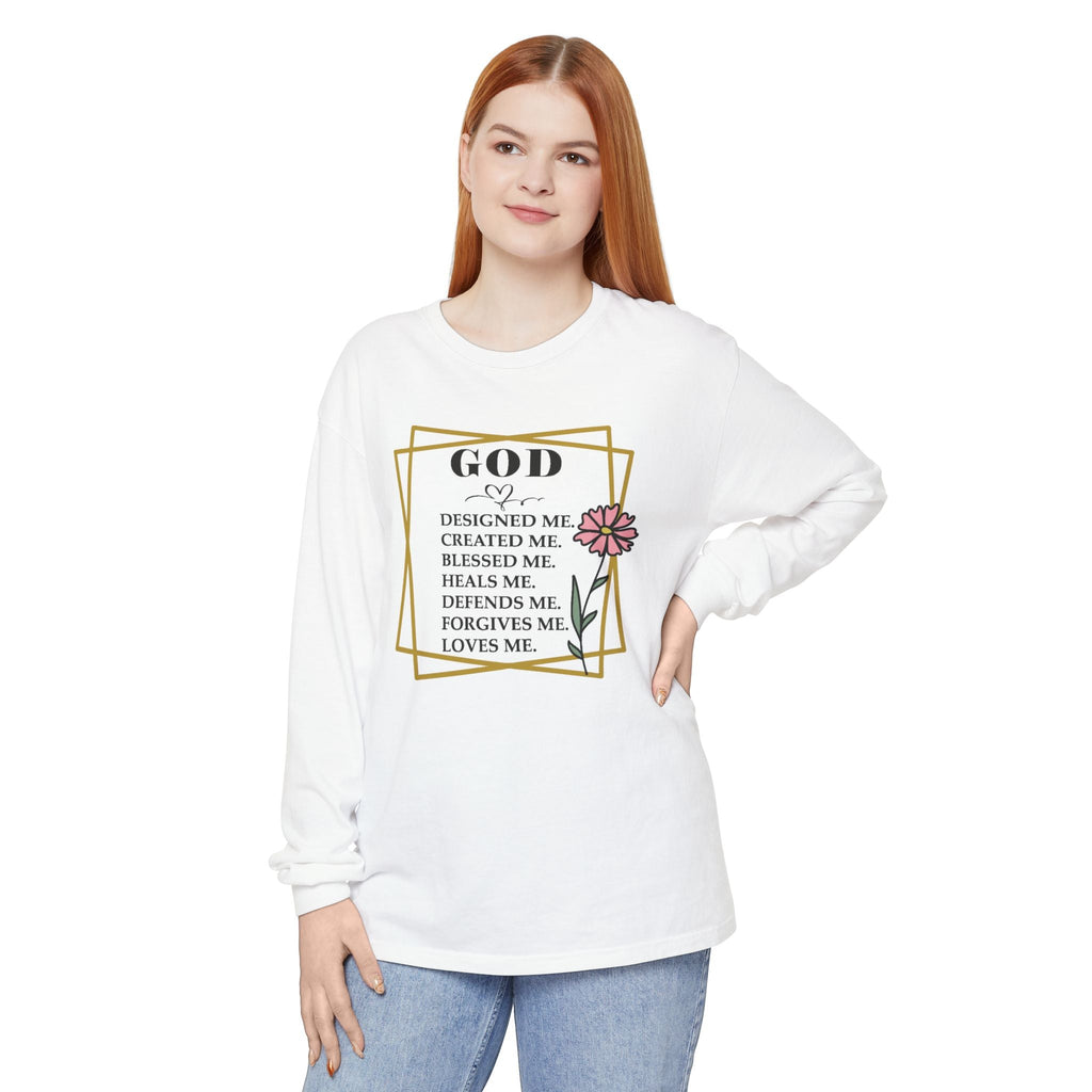 Faith Based Women's Long Sleeve - God | Long - sleeve by atgodanddesigns