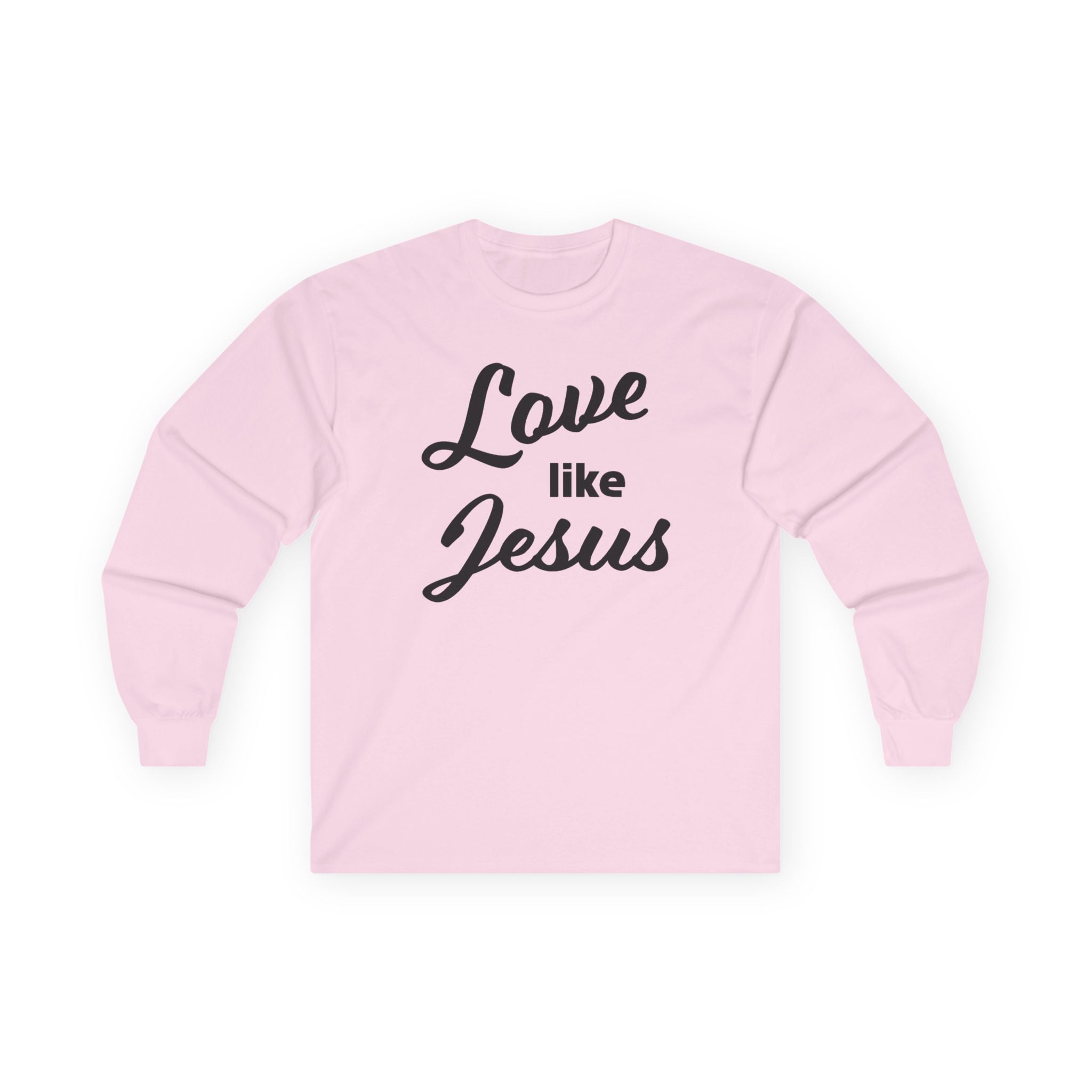 Faith Based Women's Long Sleeve - Love Like Jesus | Long - sleeve by atgodanddesigns