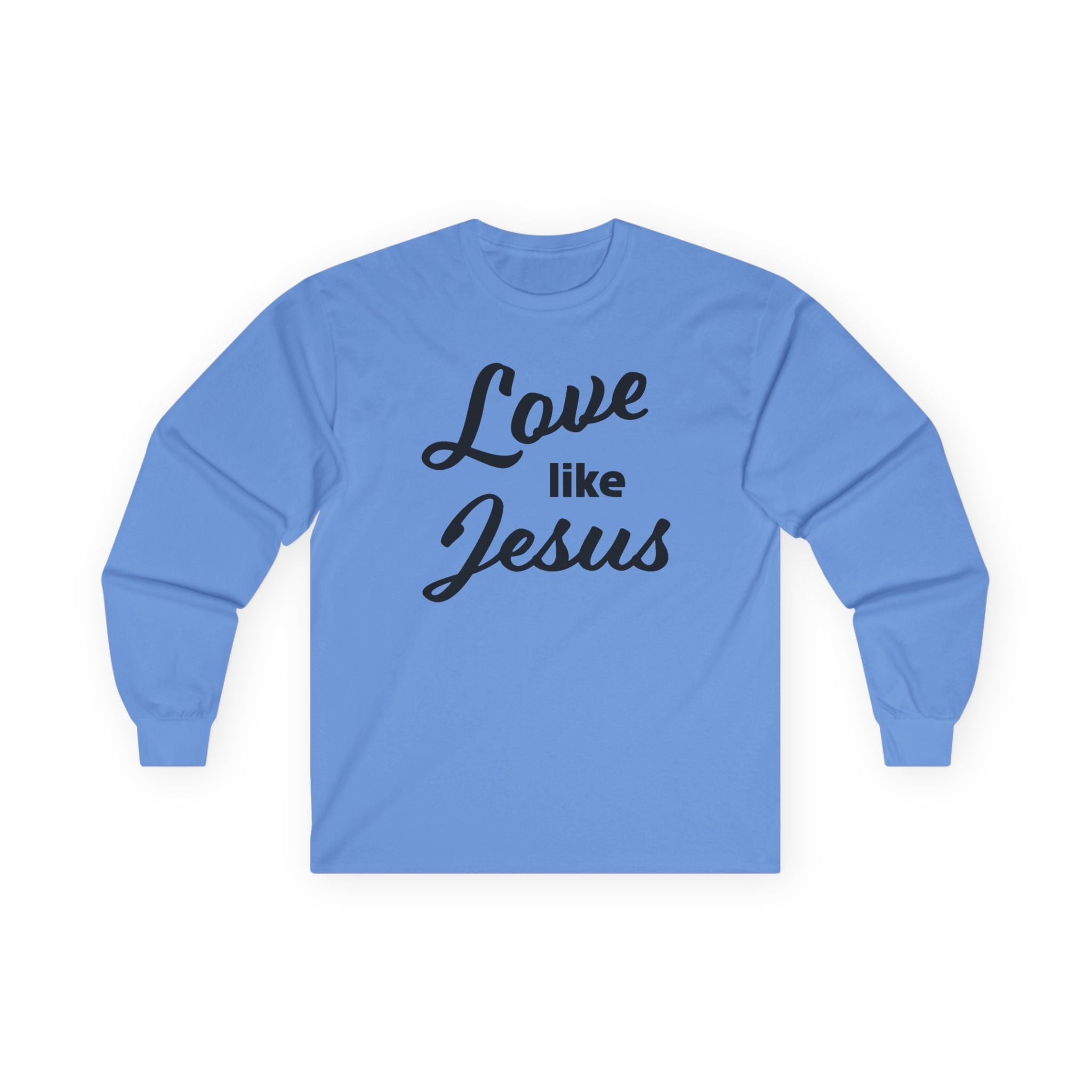 Faith Based Women's Long Sleeve - Love Like Jesus | Long - sleeve by atgodanddesigns
