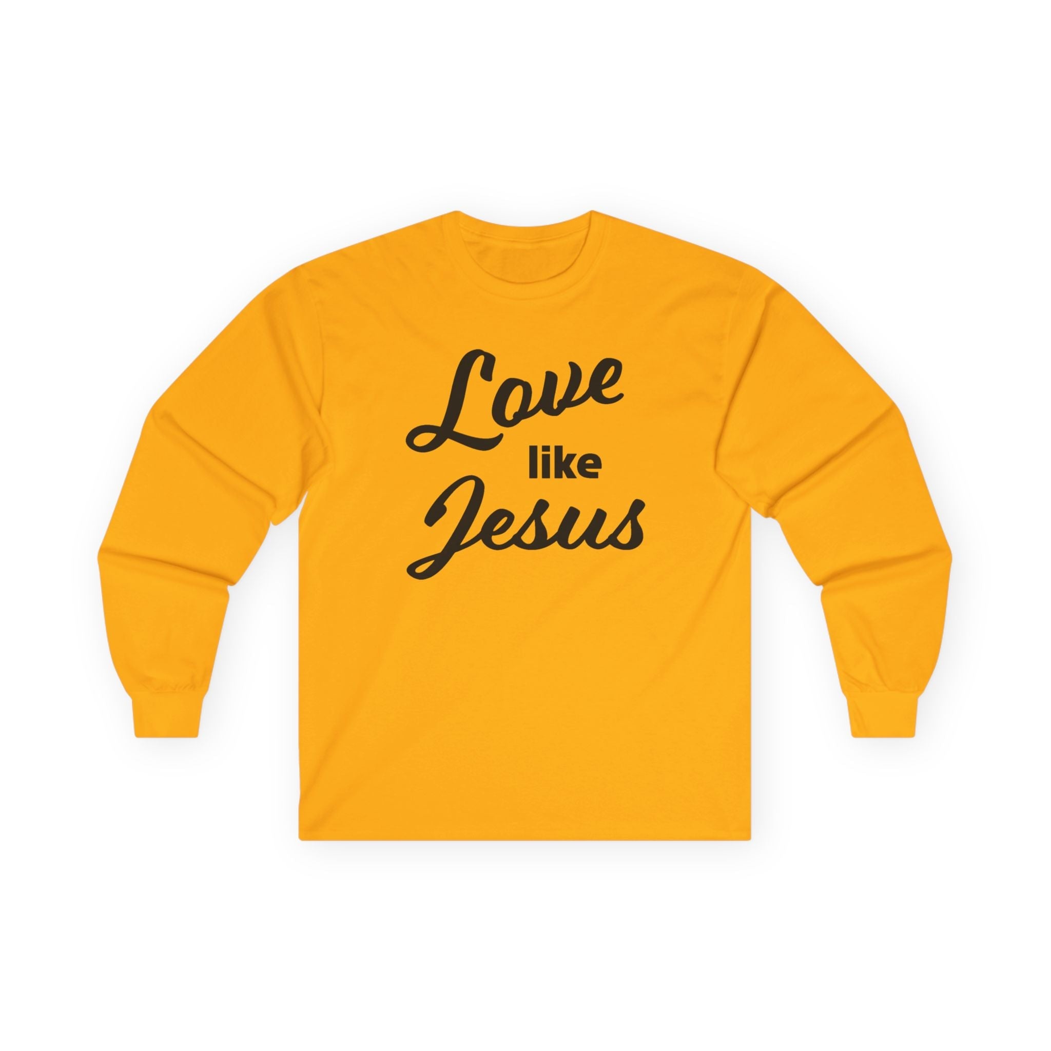 Faith Based Women's Long Sleeve - Love Like Jesus | Long - sleeve by atgodanddesigns