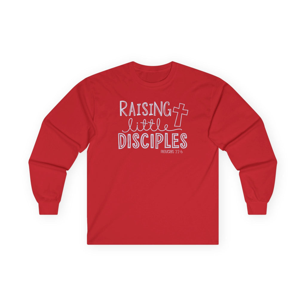 Faith Based Women's Long Sleeve - Raising Little Disciples | Long - sleeve by atgodanddesigns