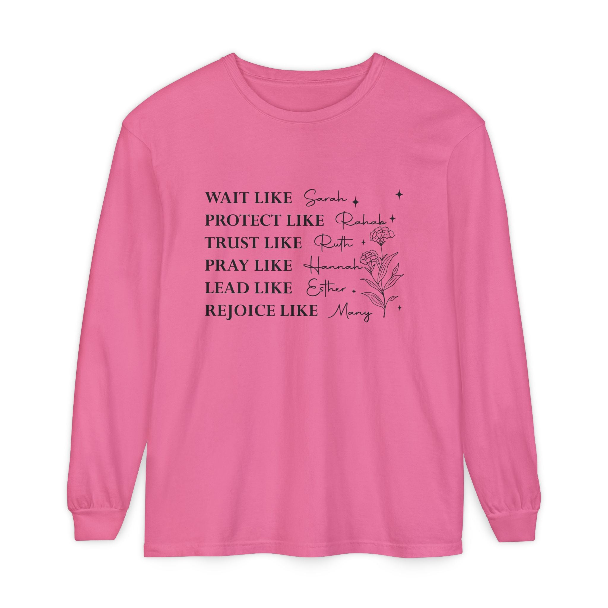 Faith Based Women's Long Sleeve - Women Of The Bible | Long - sleeve by atgodanddesigns