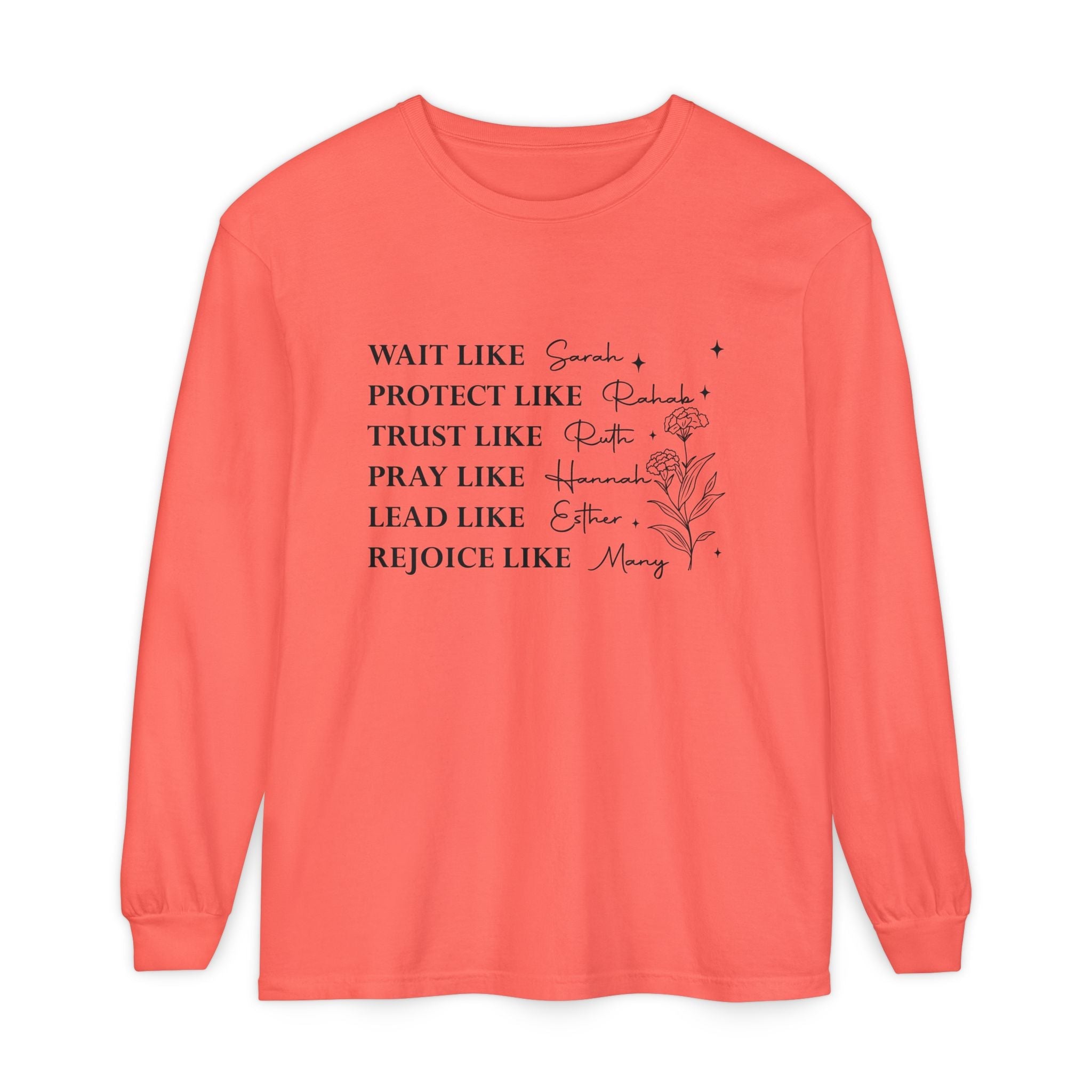 Faith Based Women's Long Sleeve - Women Of The Bible | Long - sleeve by atgodanddesigns