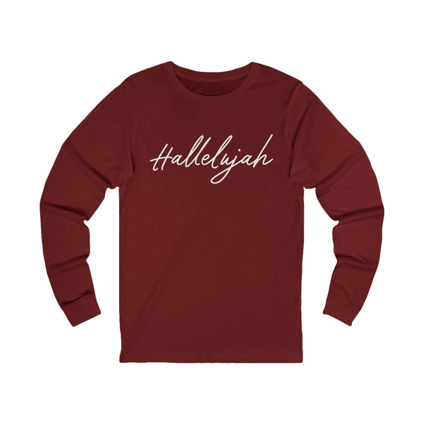 Faith Based Women's Long Sleeves - Hallelujah | Long - sleeve by atgodanddesigns