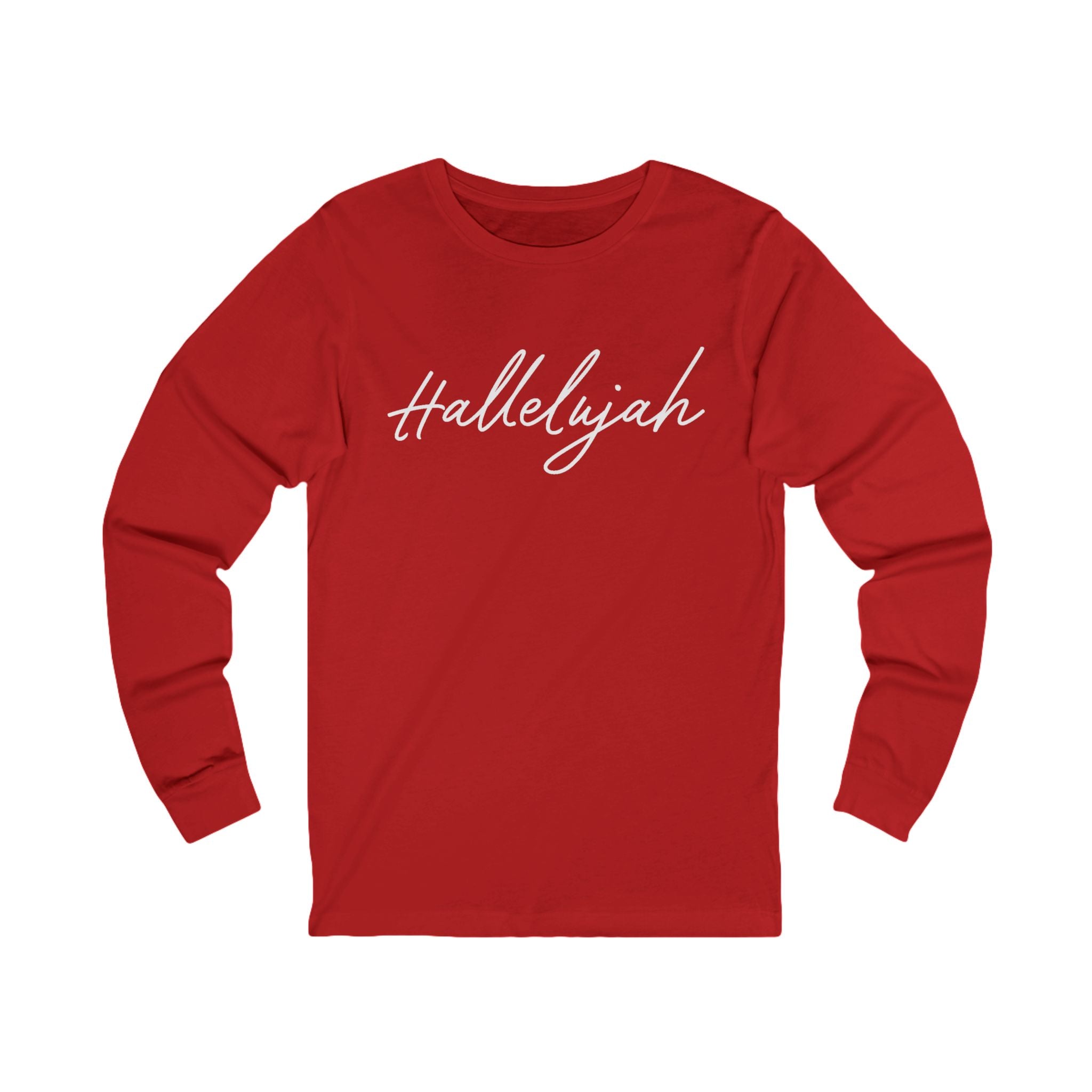 Faith Based Women's Long Sleeves - Hallelujah | Long - sleeve by atgodanddesigns
