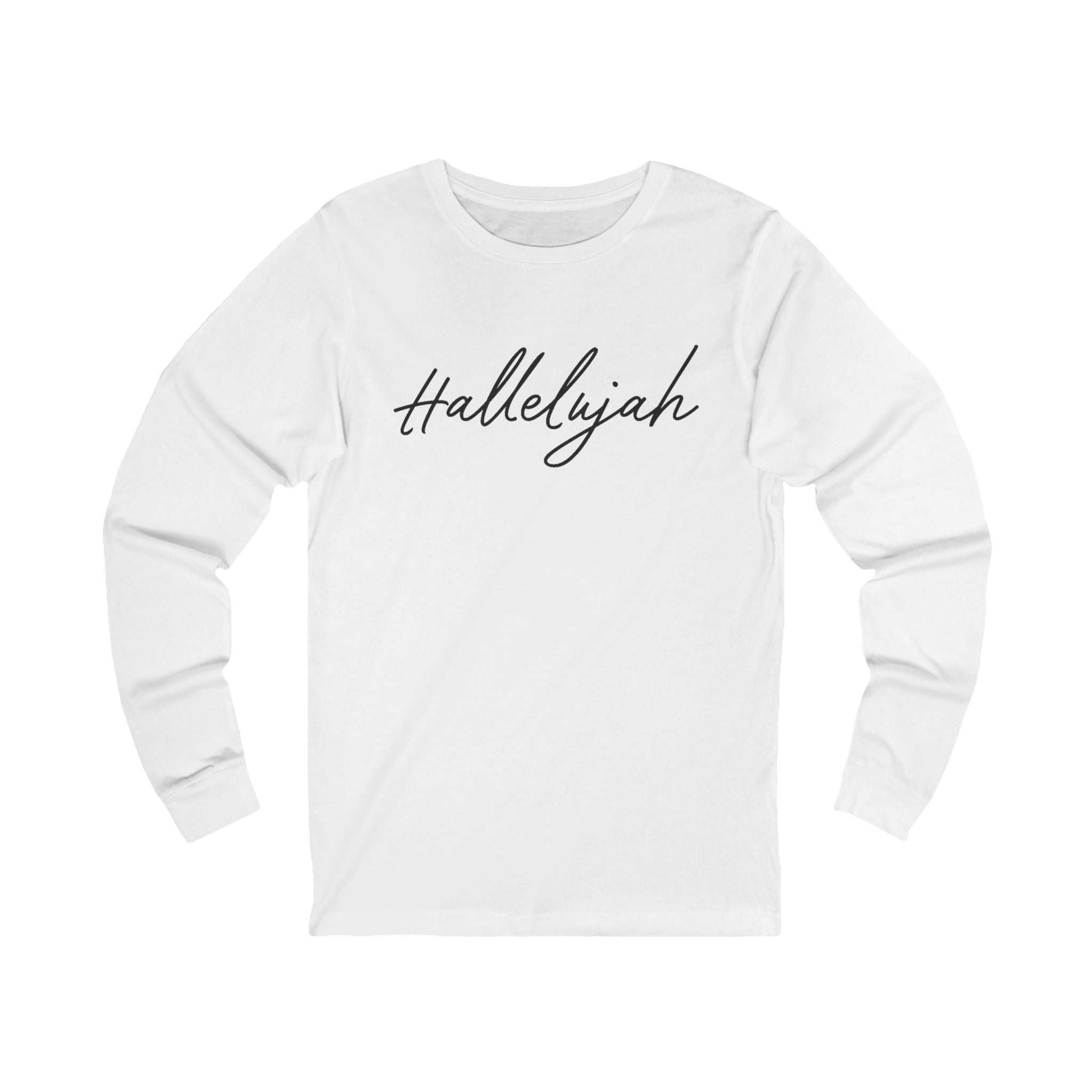Faith Based Women's Long Sleeves - Hallelujah | Long - sleeve by atgodanddesigns
