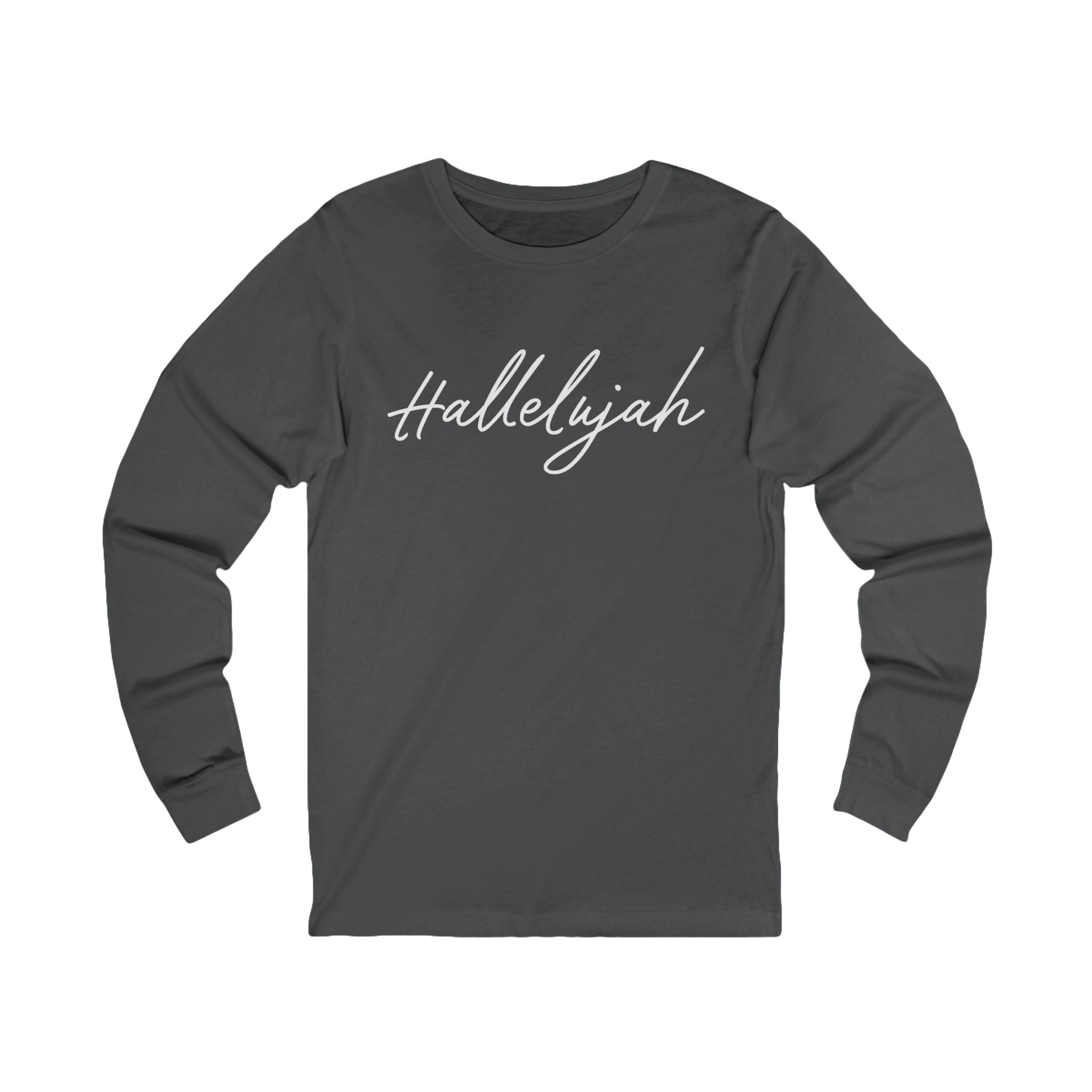 Faith Based Women's Long Sleeves - Hallelujah | Long - sleeve by atgodanddesigns