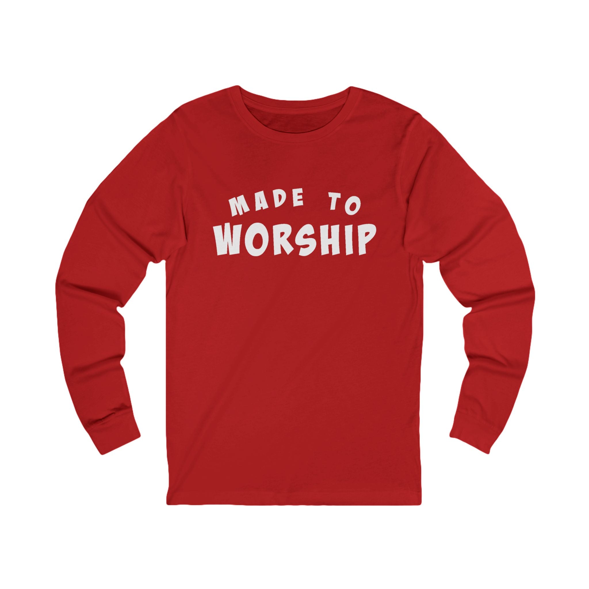 Faith Based Women's Long Sleeves - Made To Worship | Long - sleeve by atgodanddesigns