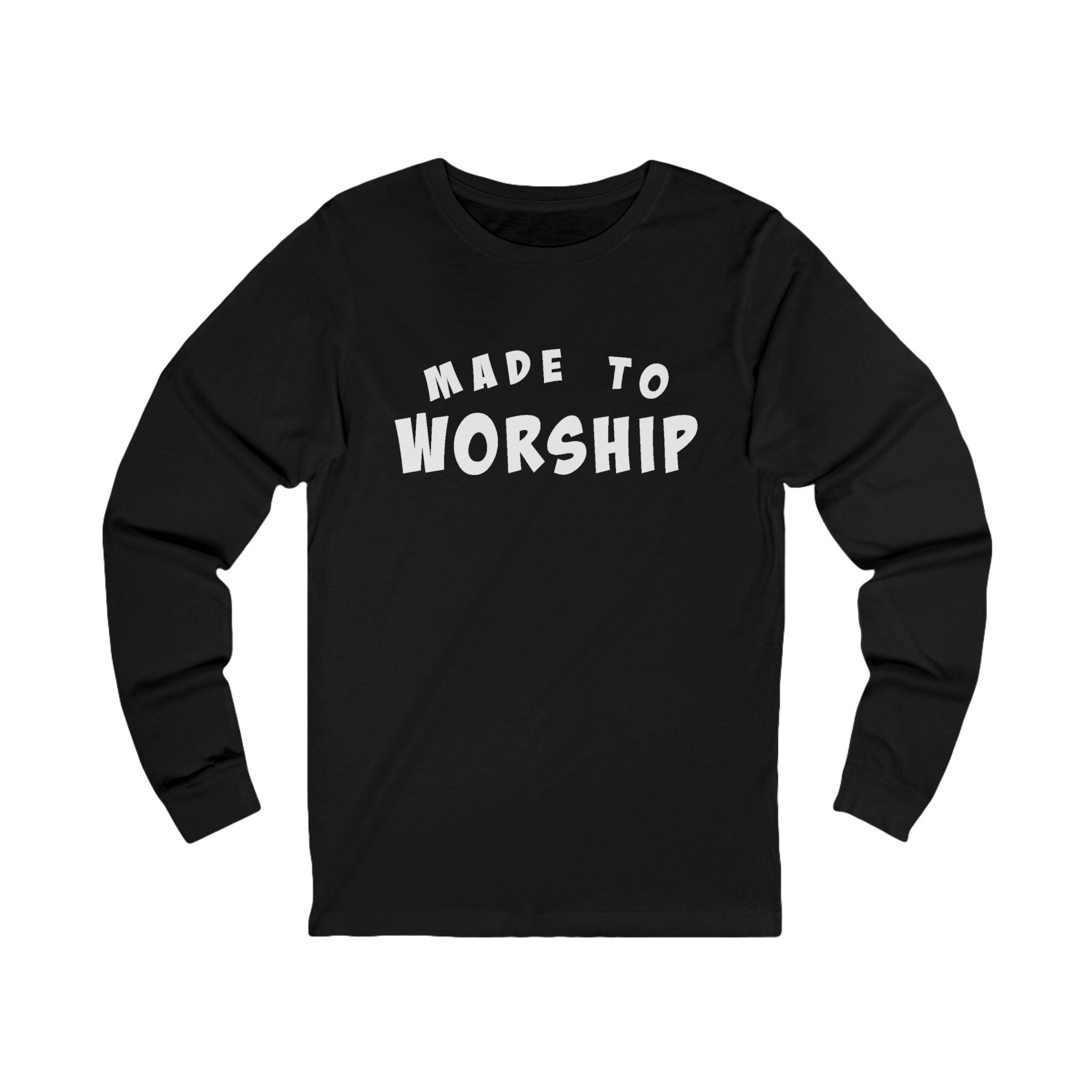 Faith Based Women's Long Sleeves - Made To Worship | Long - sleeve by atgodanddesigns