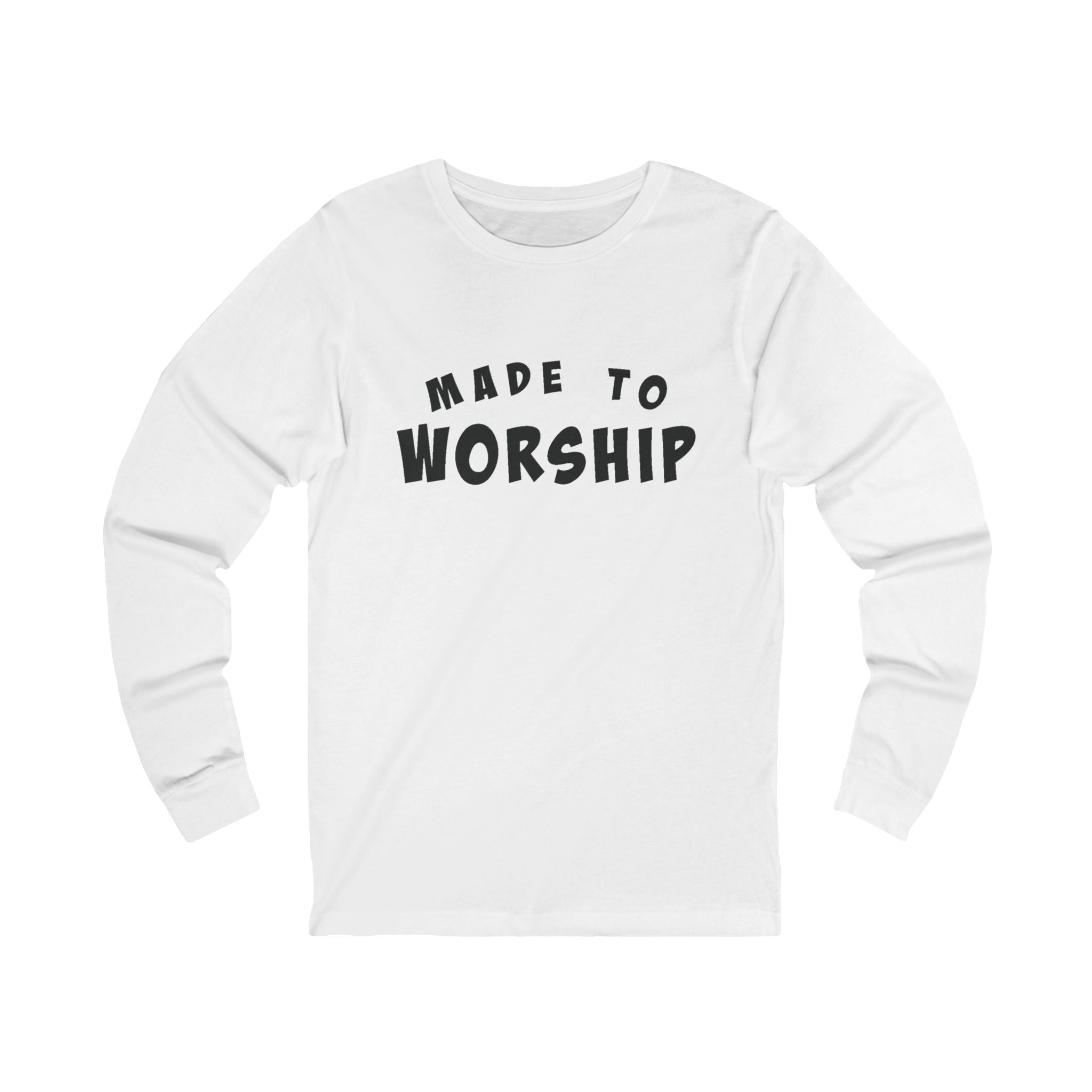 Faith Based Women's Long Sleeves - Made To Worship | Long - sleeve by atgodanddesigns