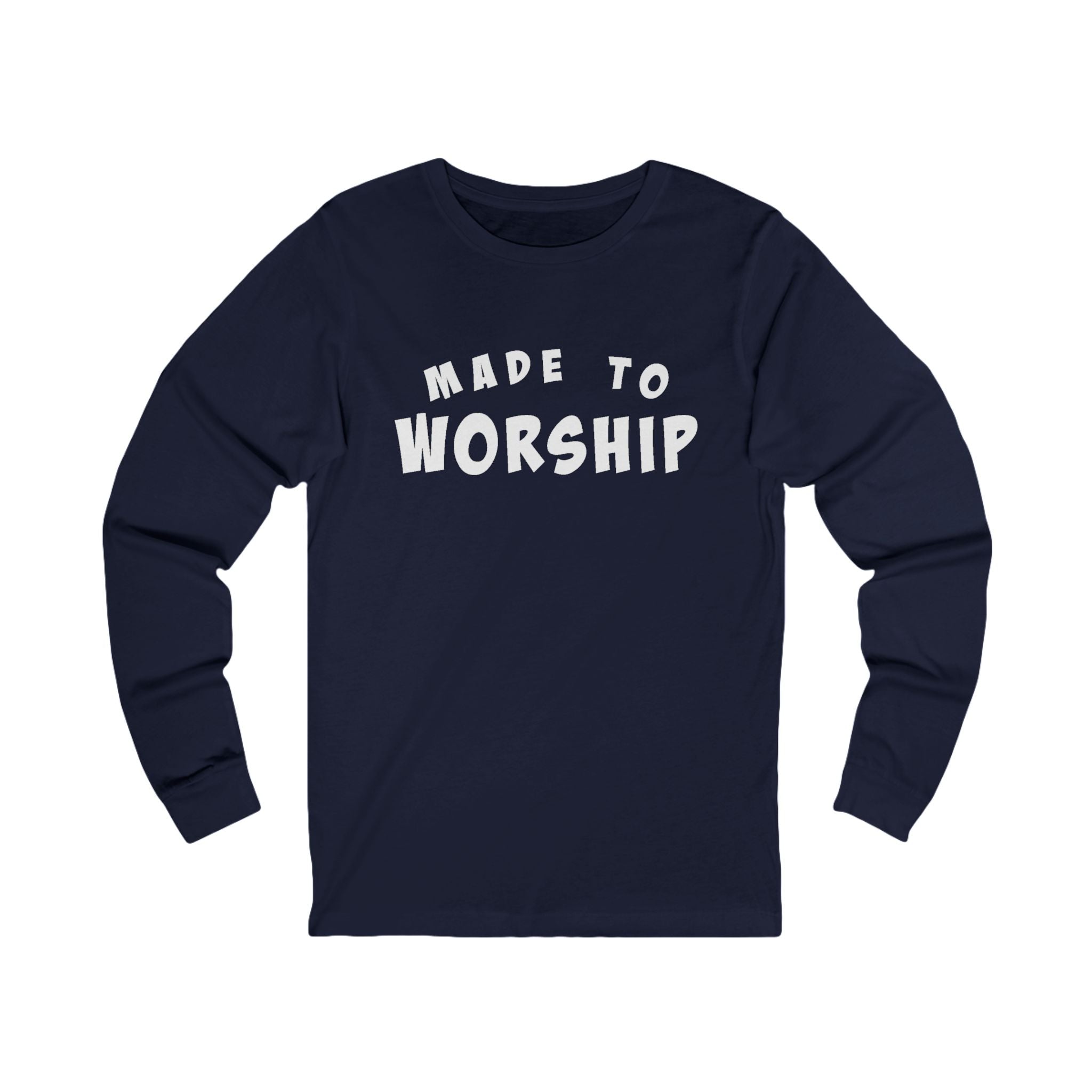 Faith Based Women's Long Sleeves - Made To Worship | Long - sleeve by atgodanddesigns