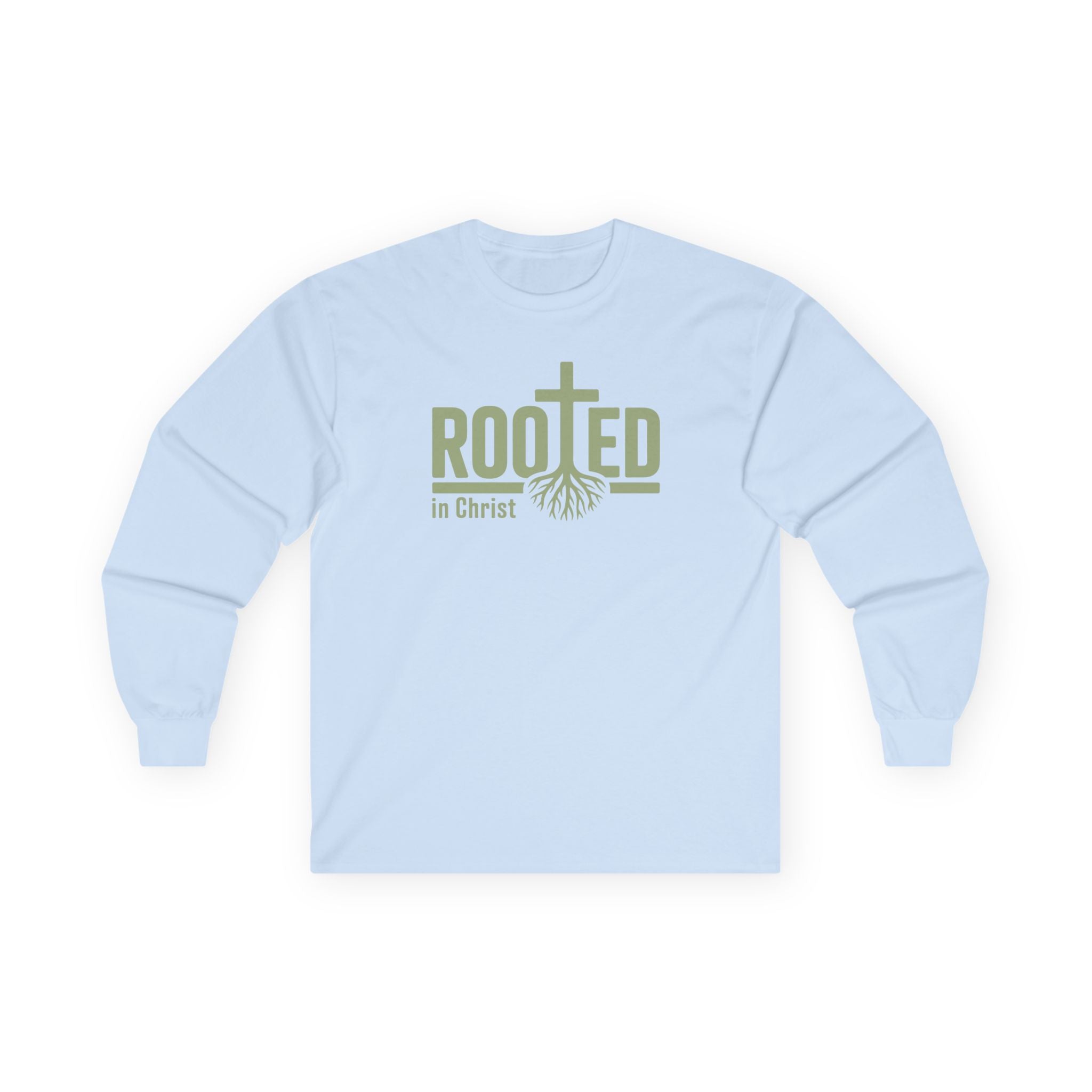 Faith Based Women's Long Sleeves - "Rooted in Christ" | Long - sleeve by atgodanddesigns