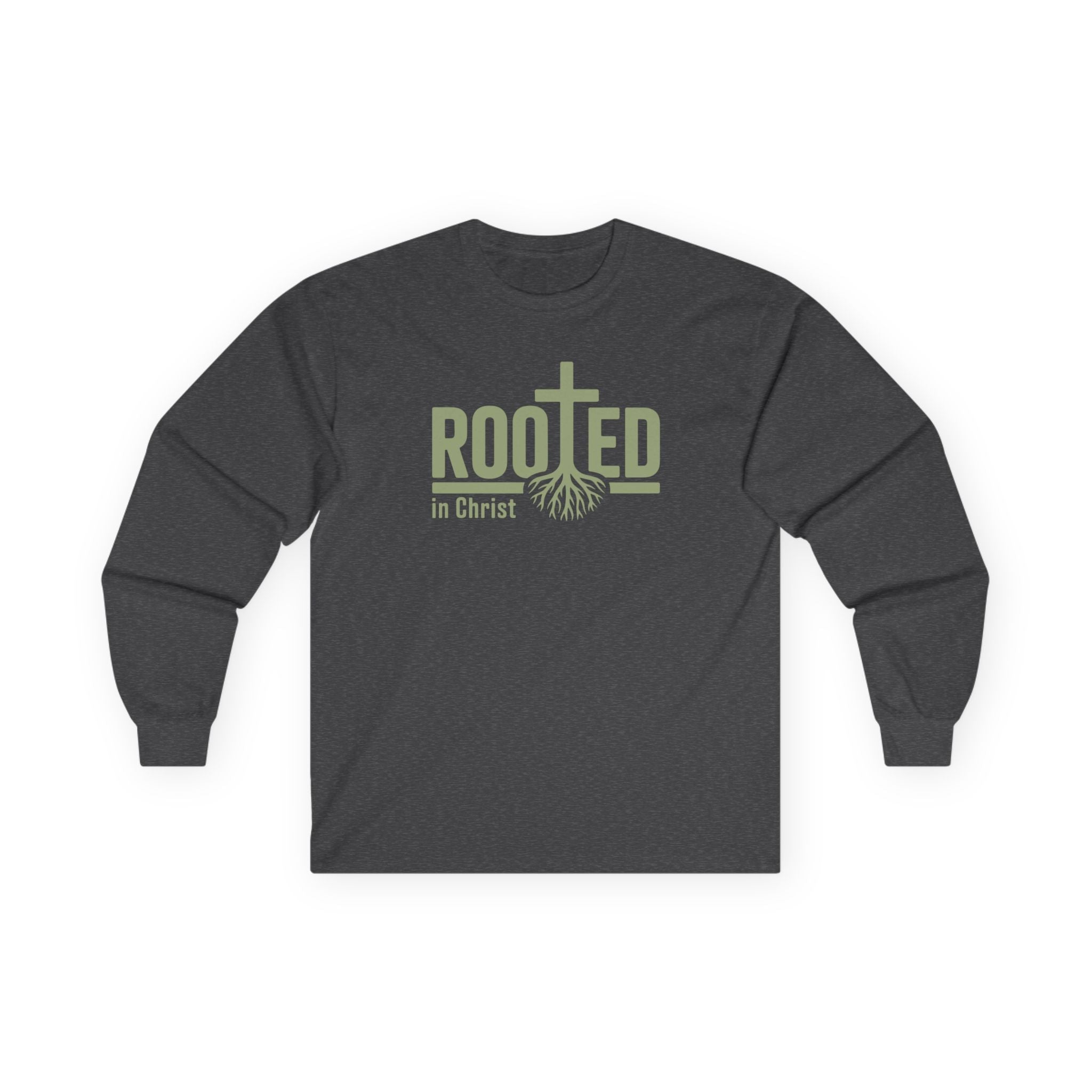Faith Based Women's Long Sleeves - "Rooted in Christ" | Long - sleeve by atgodanddesigns