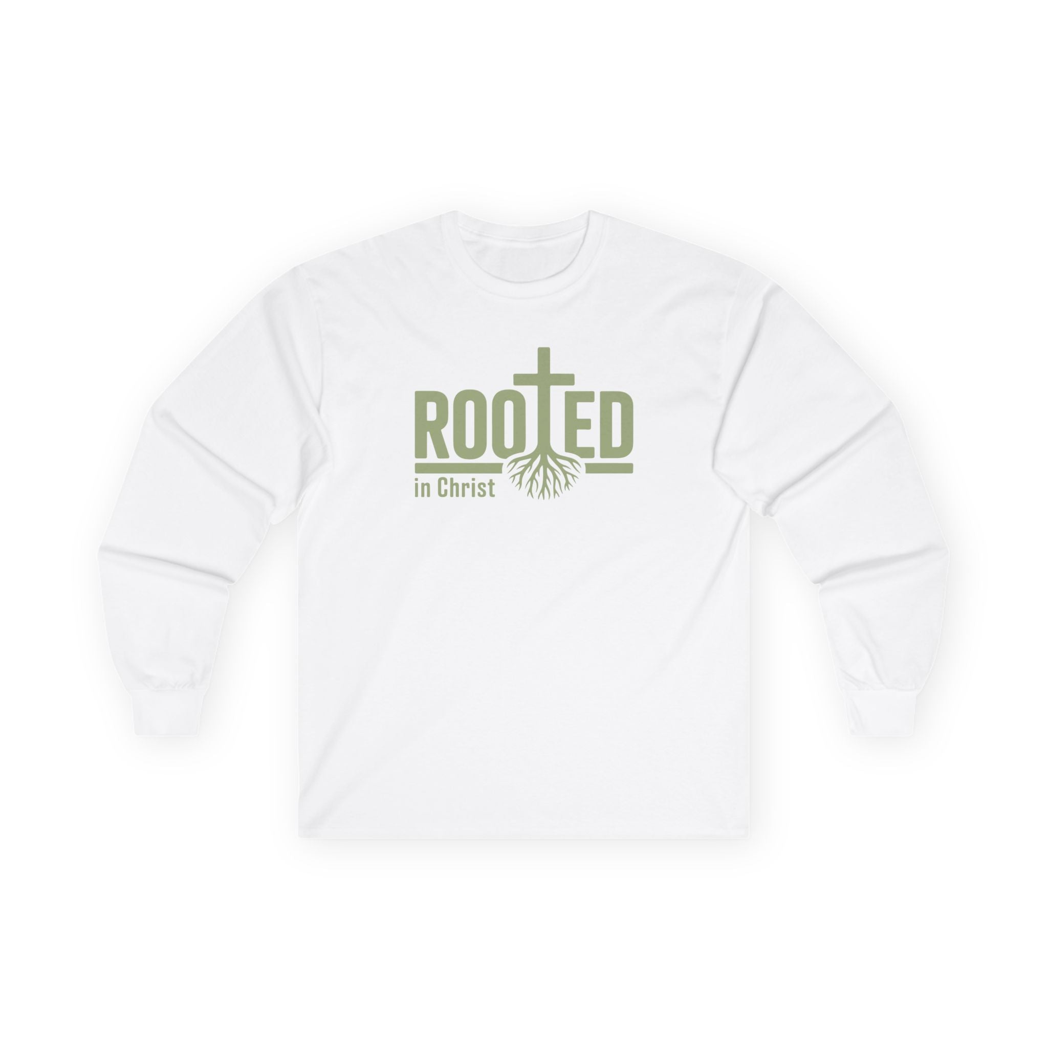 Faith Based Women's Long Sleeves - "Rooted in Christ" | Long - sleeve by atgodanddesigns