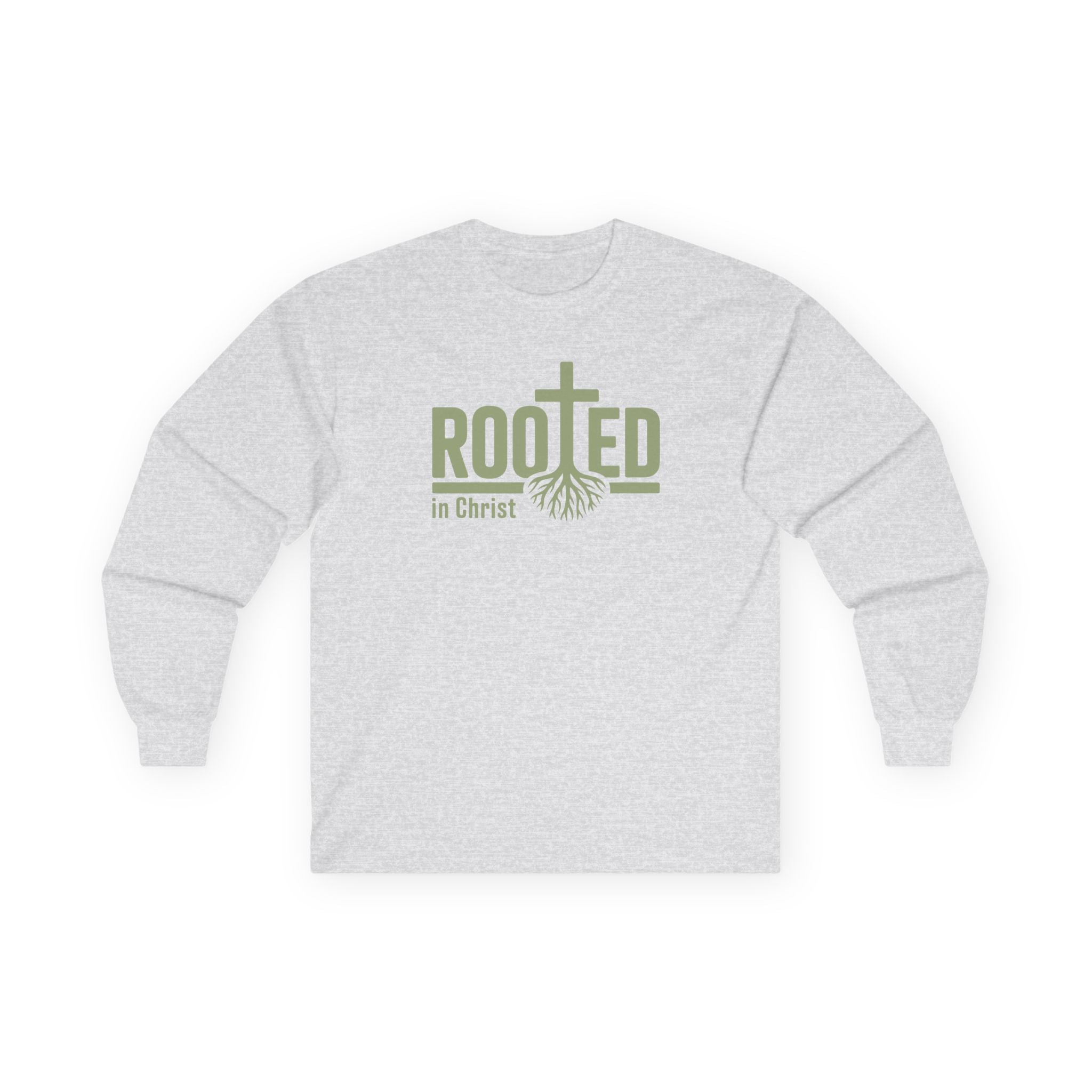 Faith Based Women's Long Sleeves - "Rooted in Christ" | Long - sleeve by atgodanddesigns