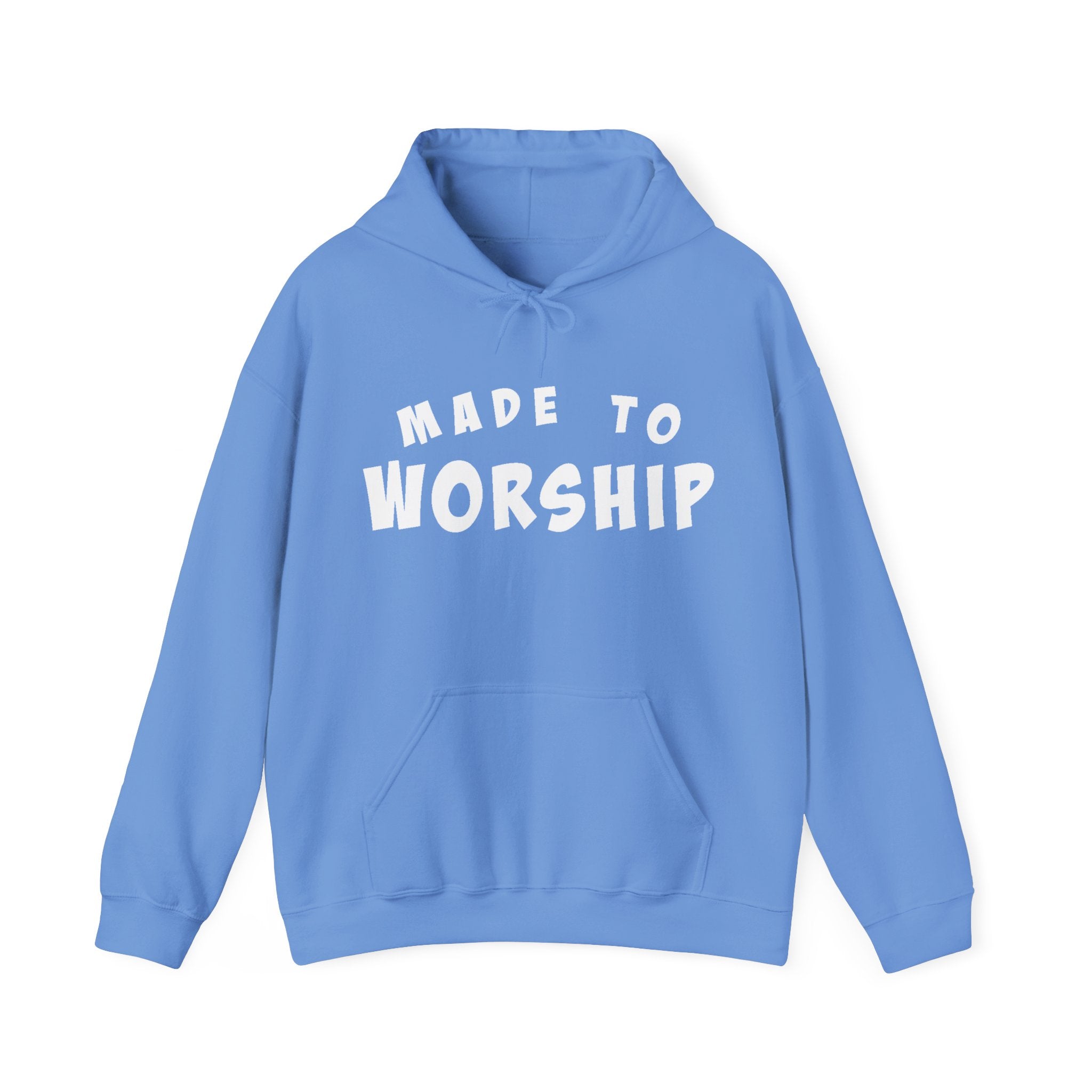 Faith - based Women's Pullover Hoodie - Made To Worship | Hoodie by atgodanddesigns