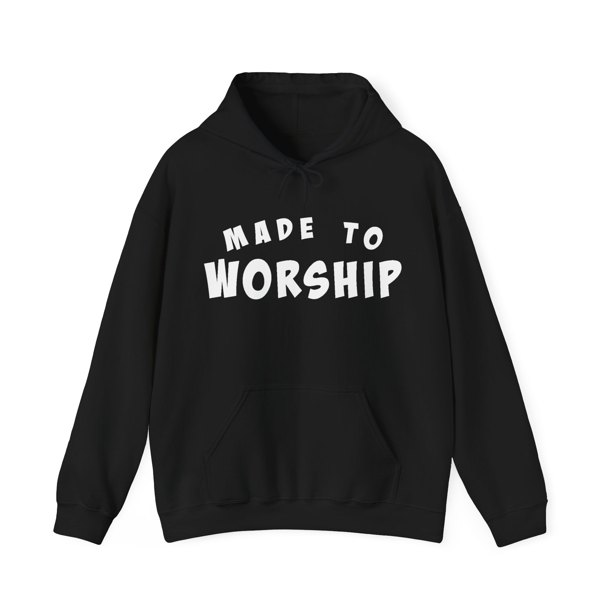 Faith - based Women's Pullover Hoodie - Made To Worship | Hoodie by atgodanddesigns