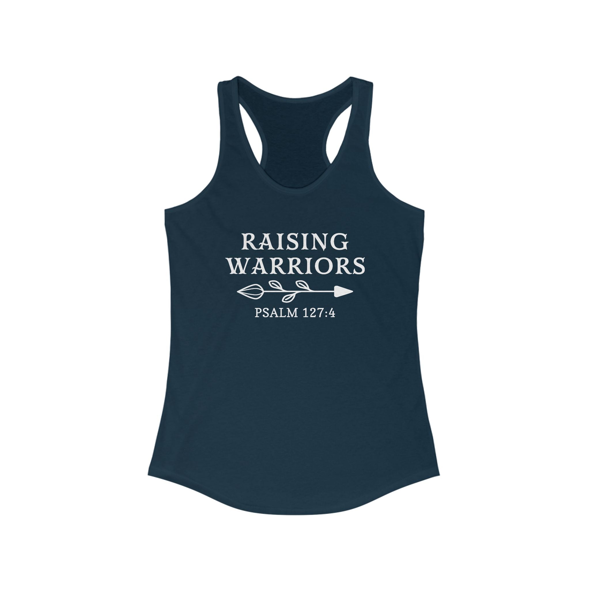 Faith Based Women's Racerback Tank Top - Raising Warriors | Tank Top by atgodanddesigns