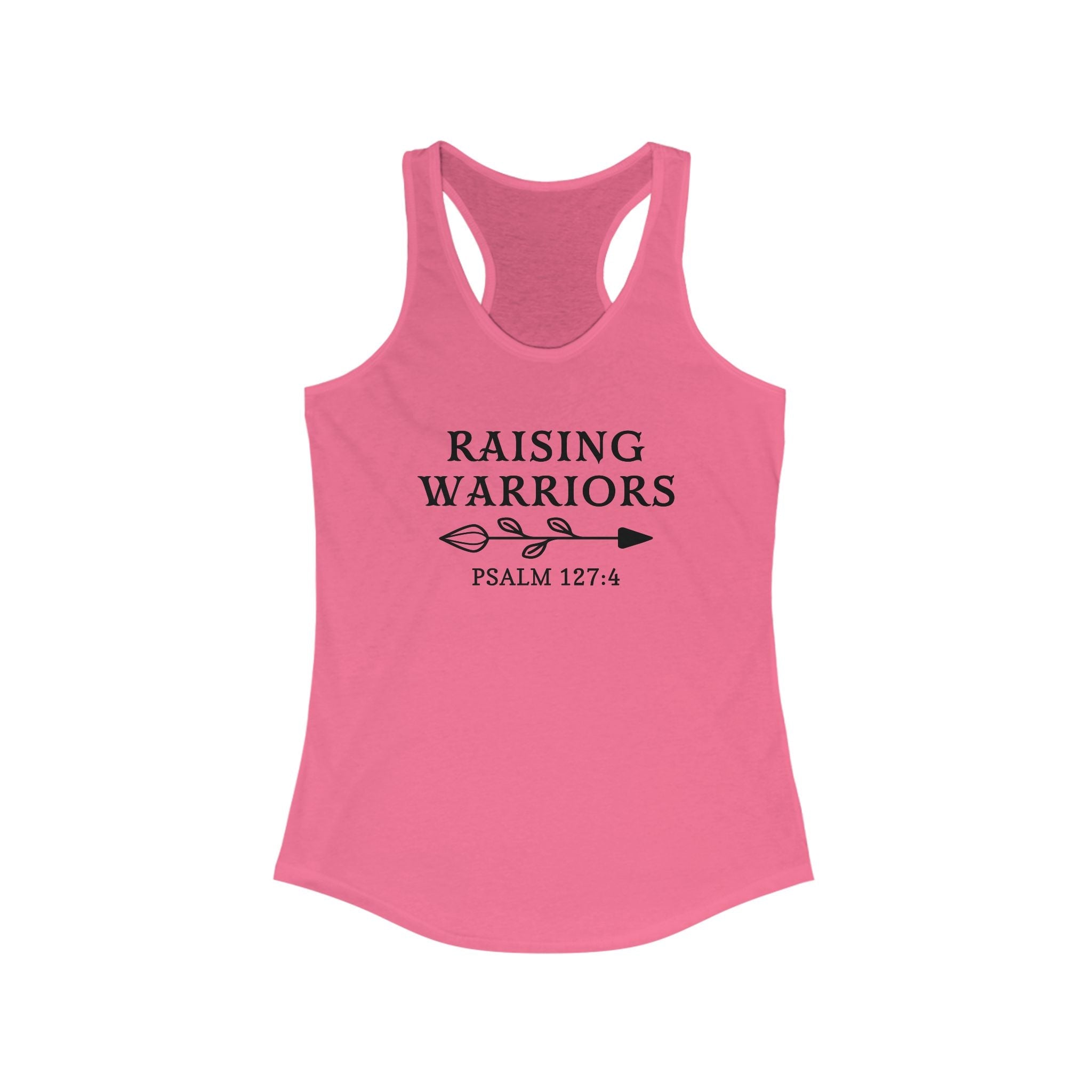 Faith Based Women's Racerback Tank Top - Raising Warriors | Tank Top by atgodanddesigns