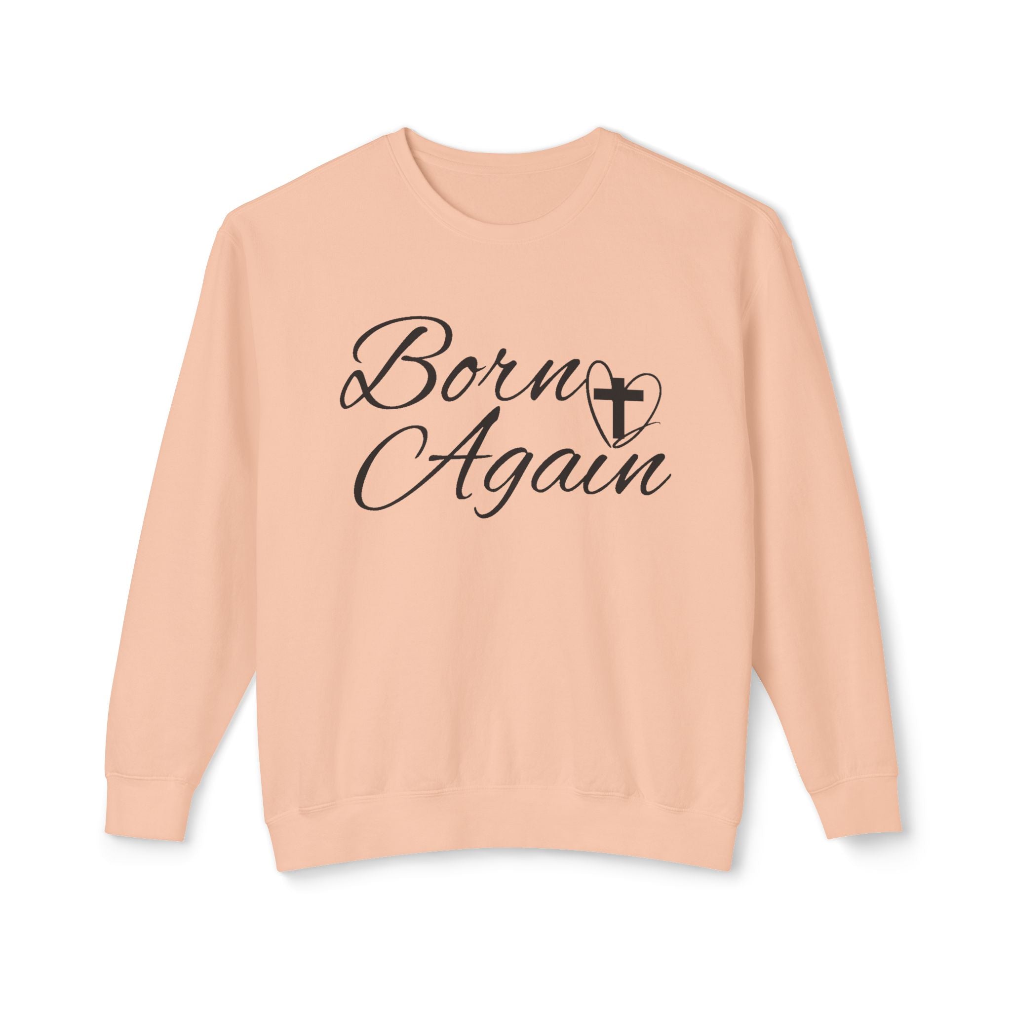 Faith Based Women's Sweater - Born Again | Sweatshirt by atgodanddesigns