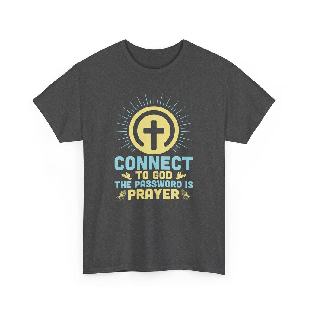 Faith Based Women's T-Shirt - Connect To God The Password Is Prayer | T-Shirt by atgodanddesigns