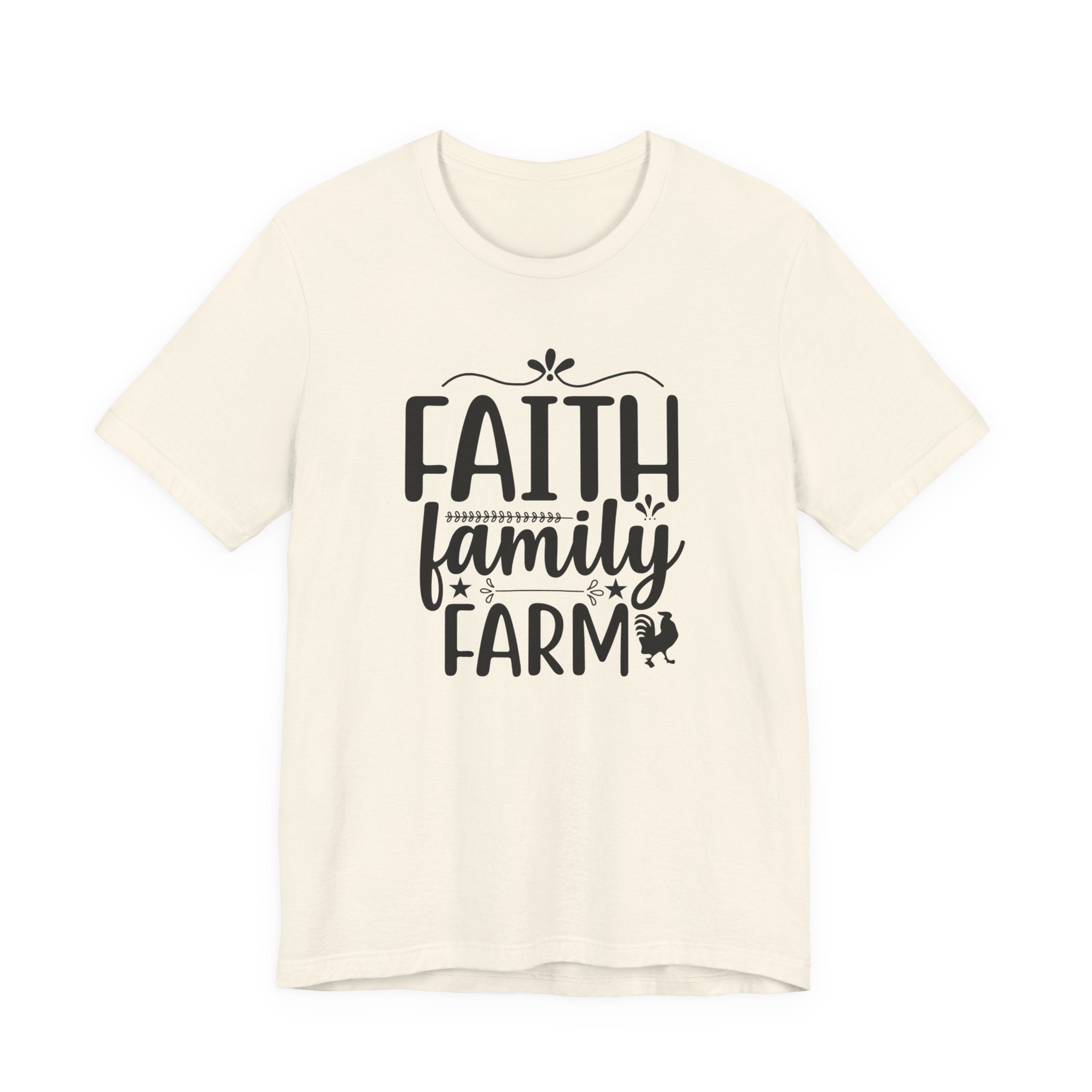 Faith Based Women's T-Shirt - Faith, Family, Farm | T-Shirt by atgodanddesigns