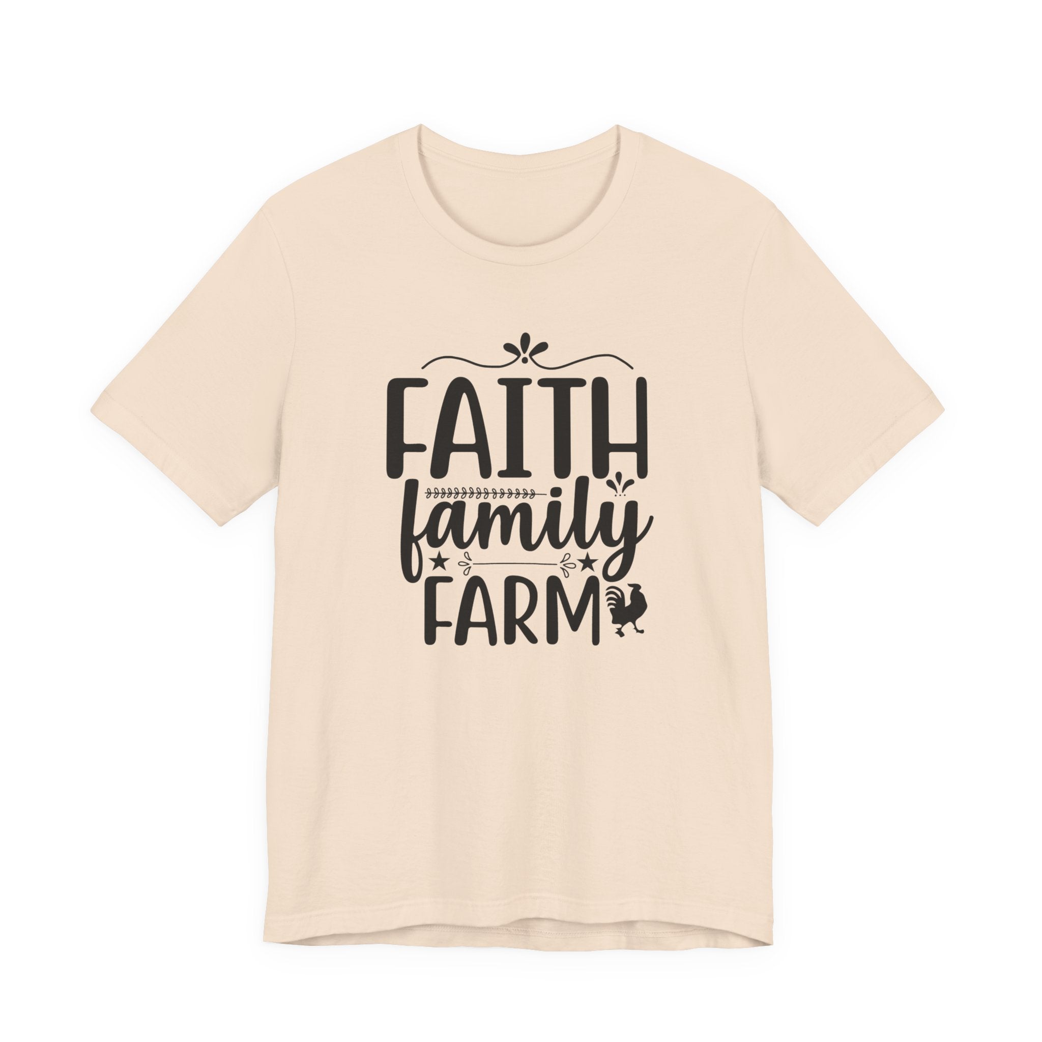 Faith Based Women's T-Shirt - Faith, Family, Farm | T-Shirt by atgodanddesigns