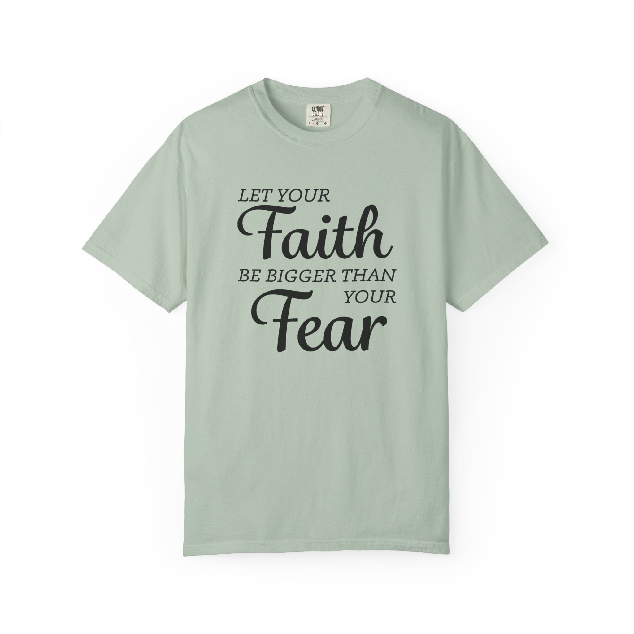 Faith Based Women's T-Shirt - Faith & Fear | T-Shirt by atgodanddesigns