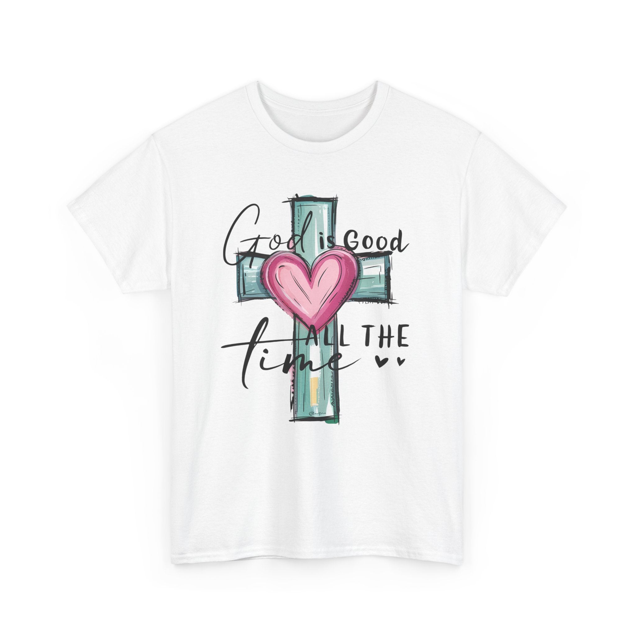Faith Based Women's T-Shirt - God Is Good All The Time | T-Shirt by atgodanddesigns