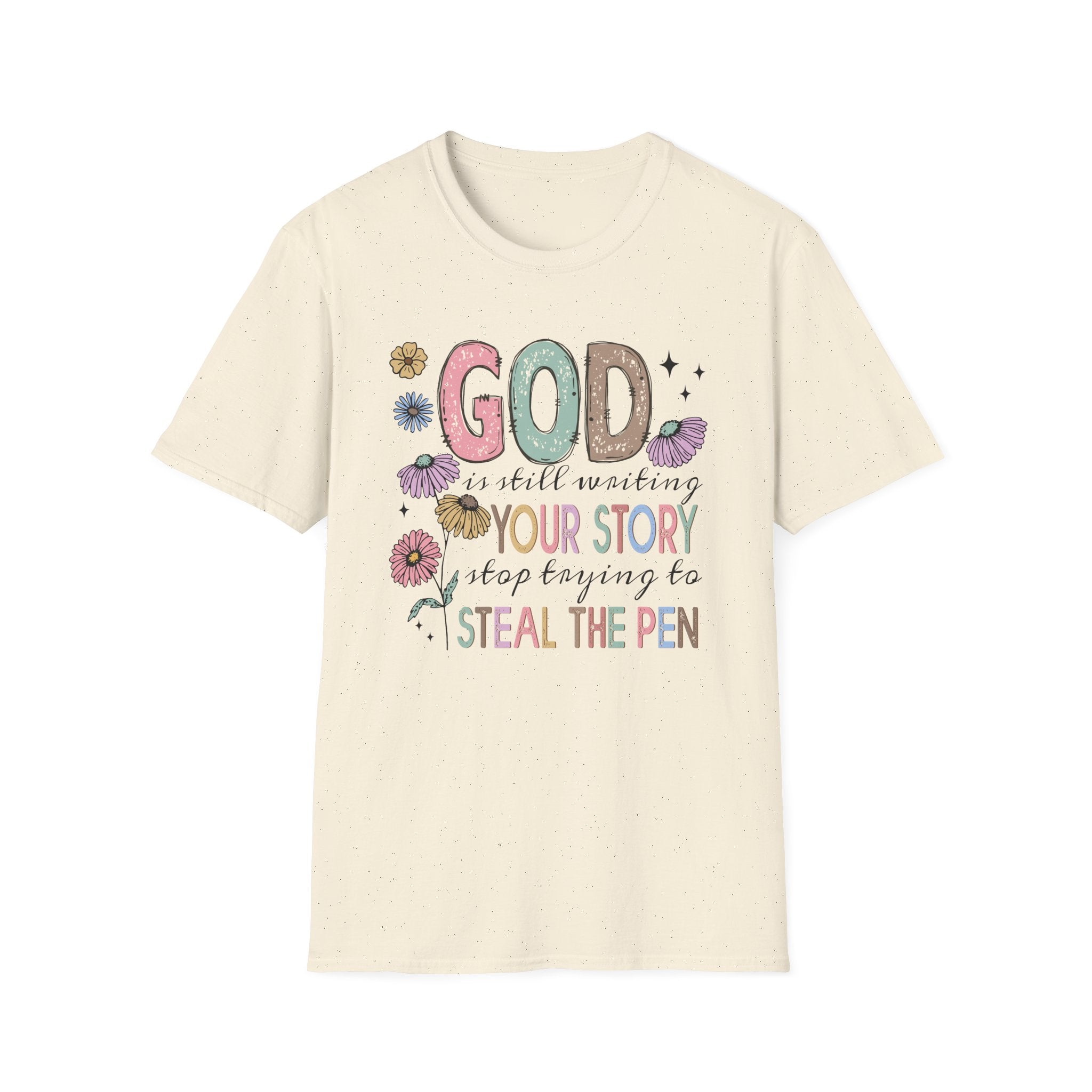 Faith Based Women's T-Shirt - God Is Still Writing Your Story | T-Shirt by atgodanddesigns