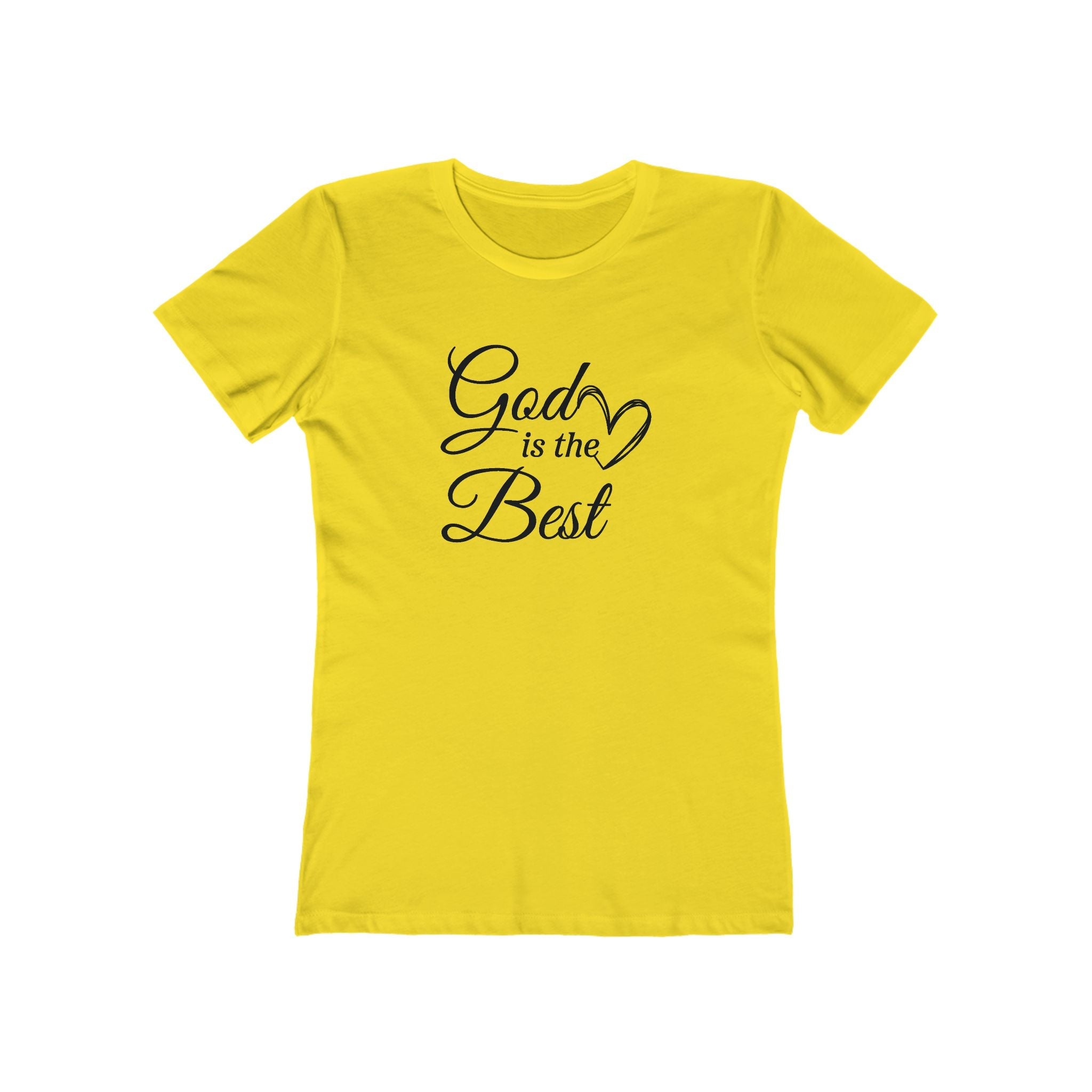 Faith Based Women's T-Shirt - God is the Best | T-Shirt by atgodanddesigns