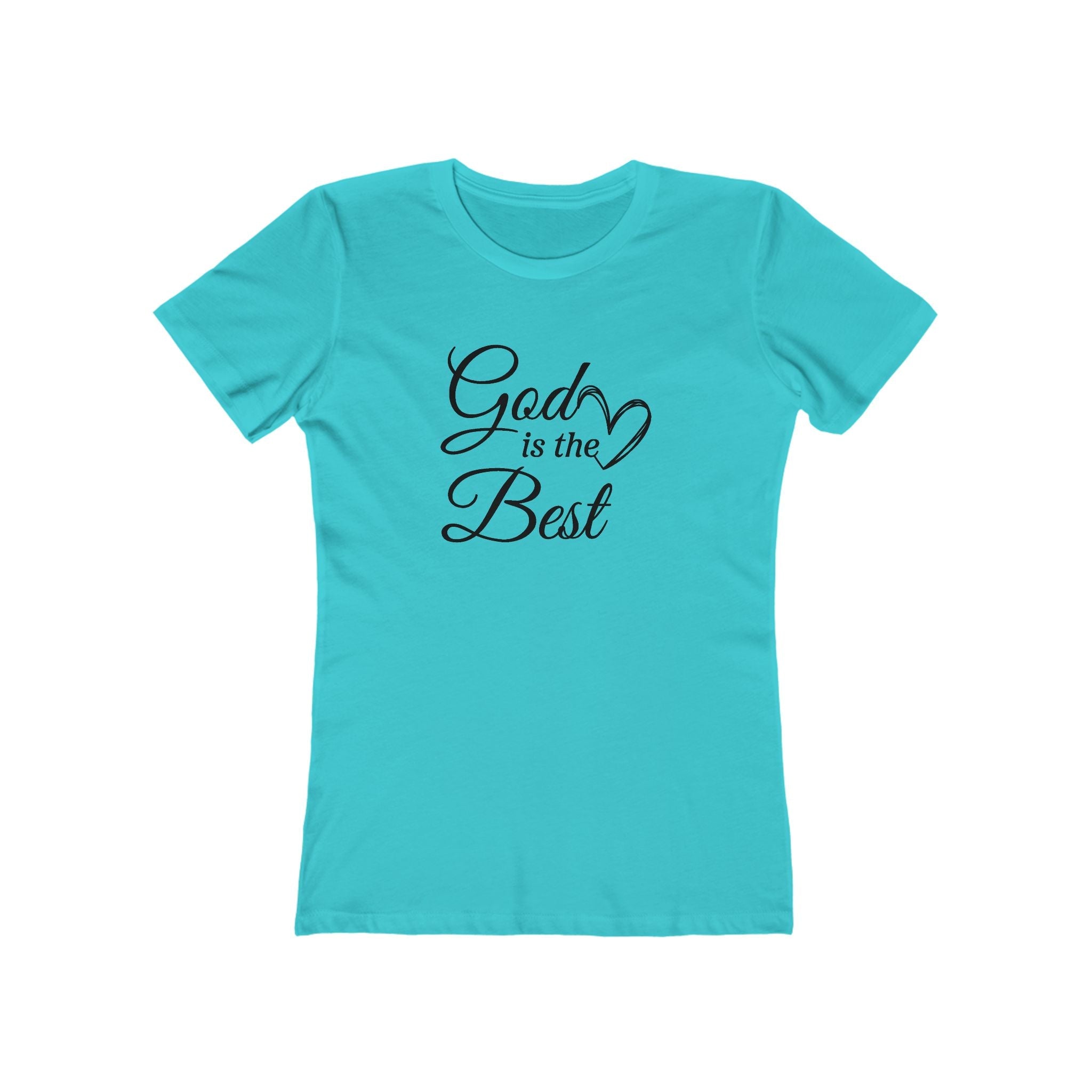 Faith Based Women's T-Shirt - God is the Best | T-Shirt by atgodanddesigns