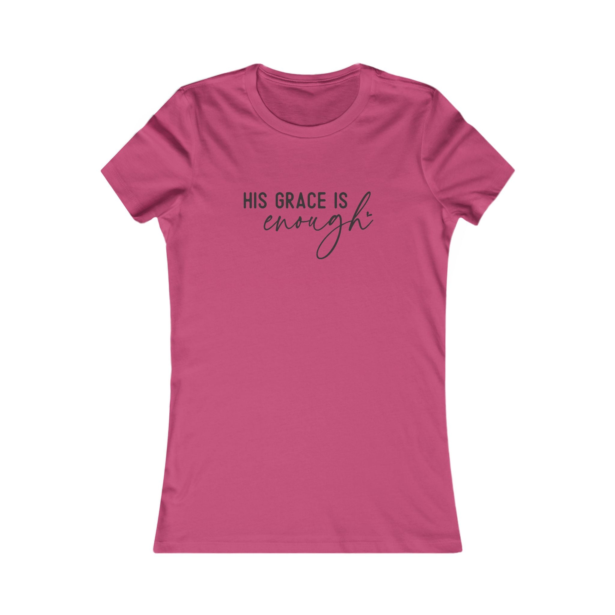 Faith Based Women's T-Shirt - His Grace Is Enough | T-Shirt by atgodanddesigns