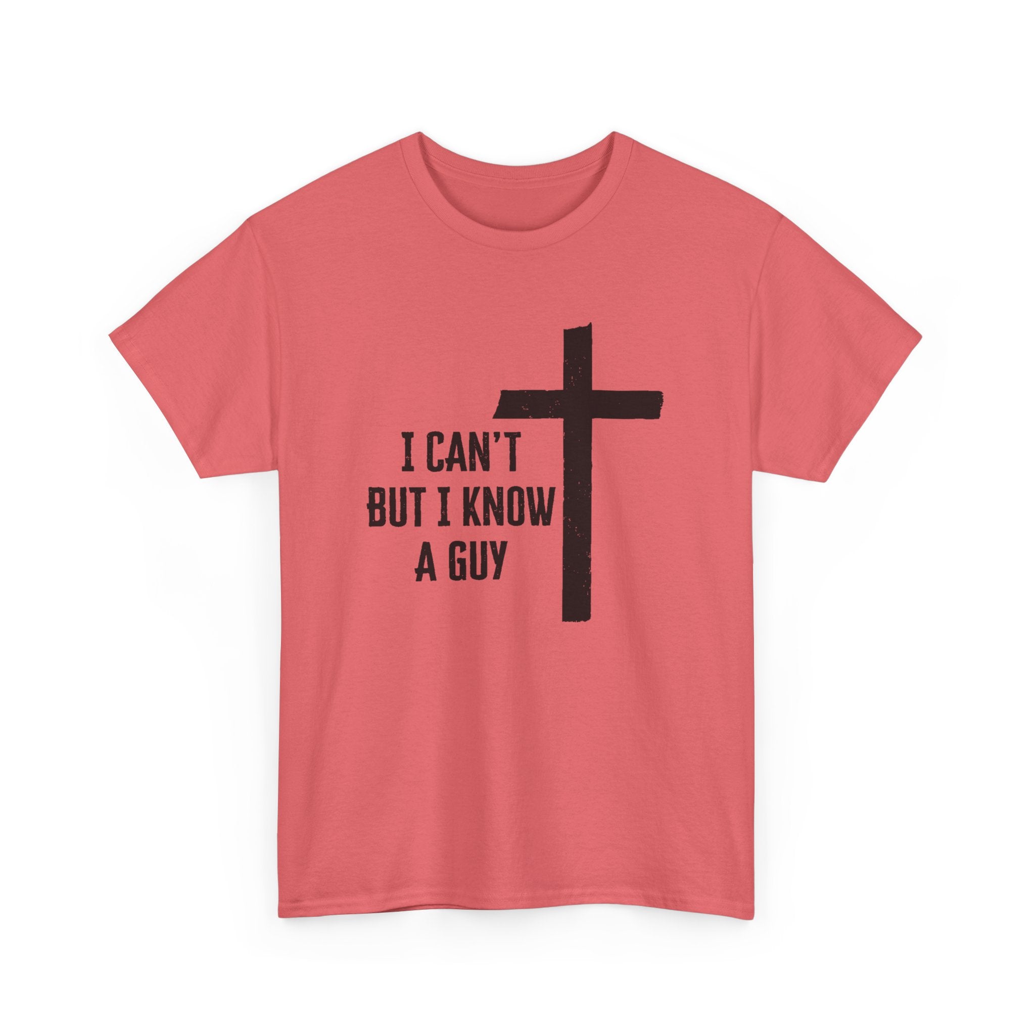 Faith Based Women's T-Shirt - I Can’t But I Know a Guy | T-Shirt by atgodanddesigns