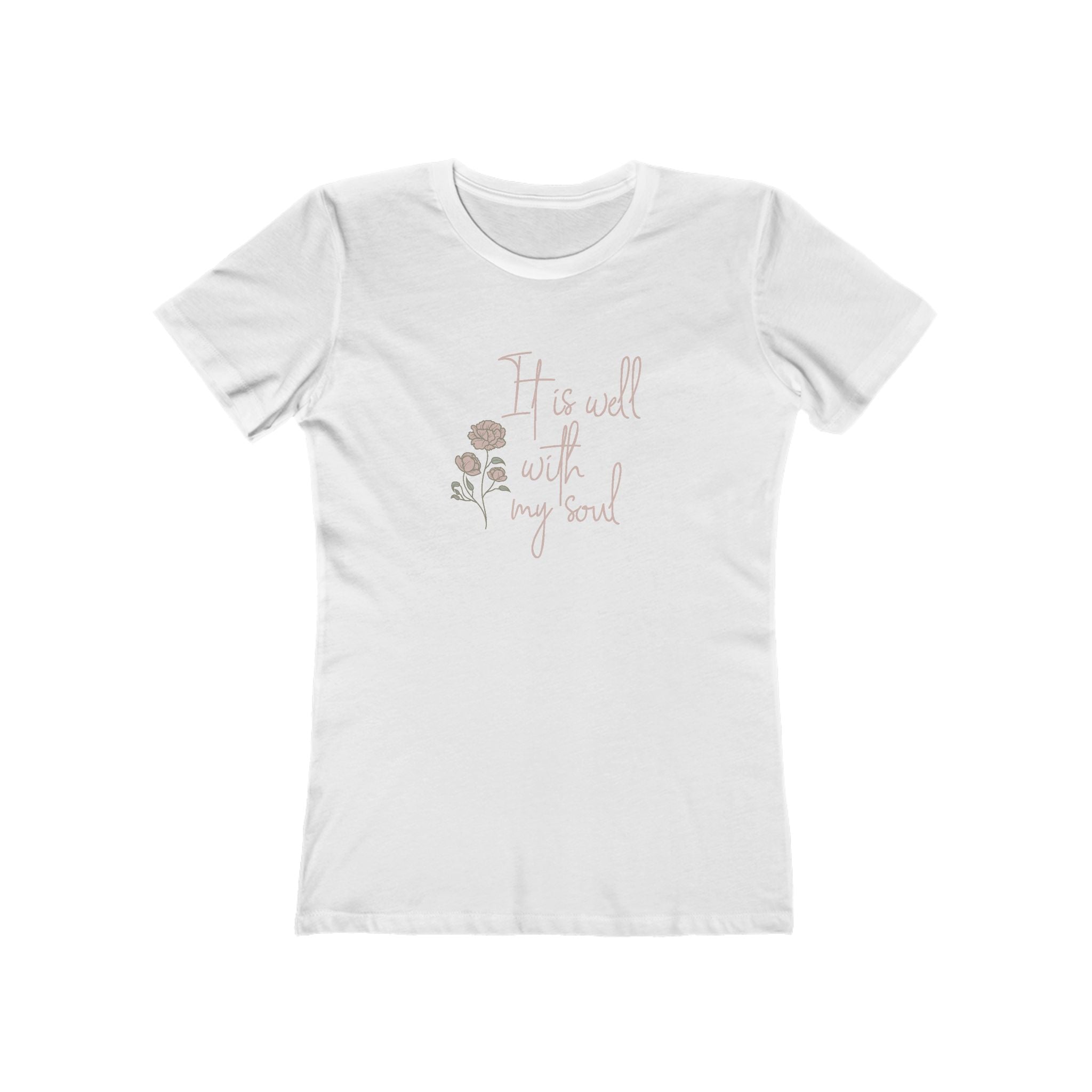 Faith Based Women's T-Shirt - It Is Well With My Soul | T-Shirt by atgodanddesigns