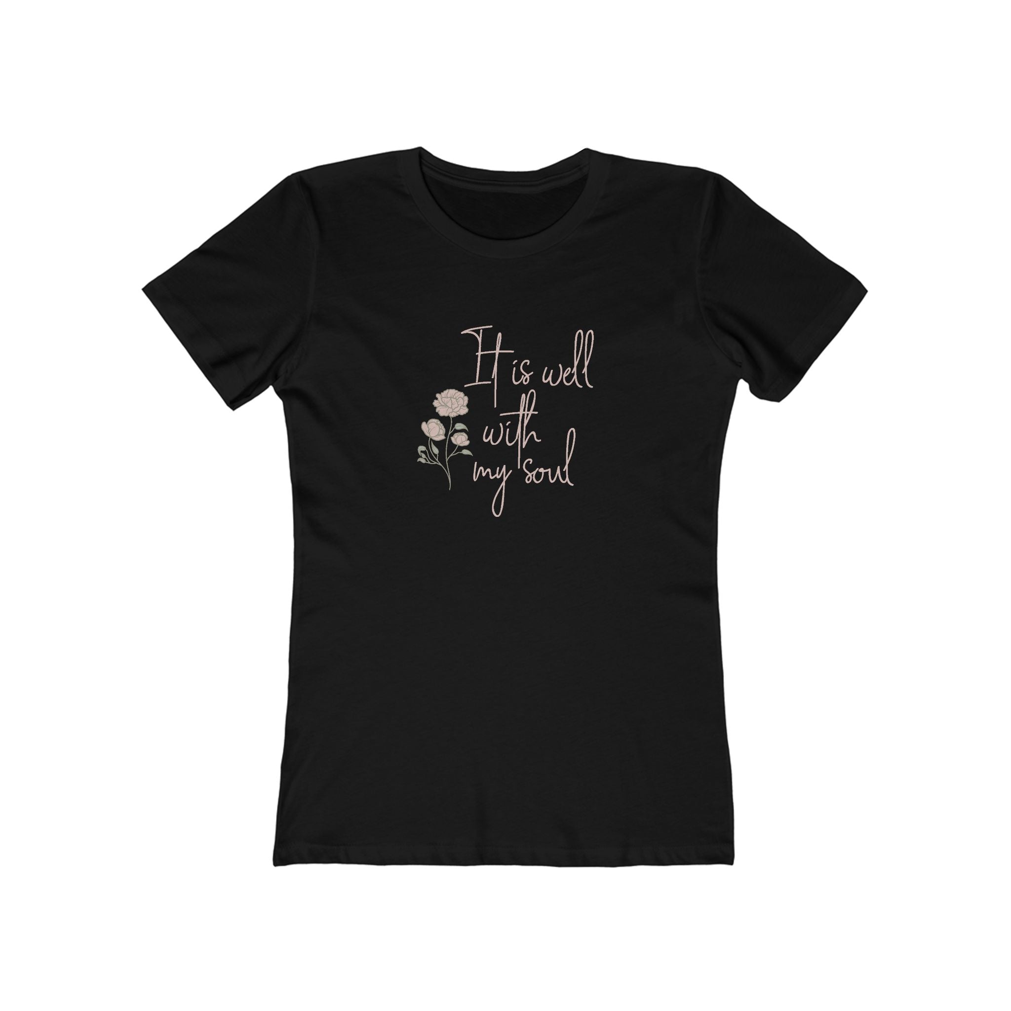 Faith Based Women's T-Shirt - It Is Well With My Soul | T-Shirt by atgodanddesigns