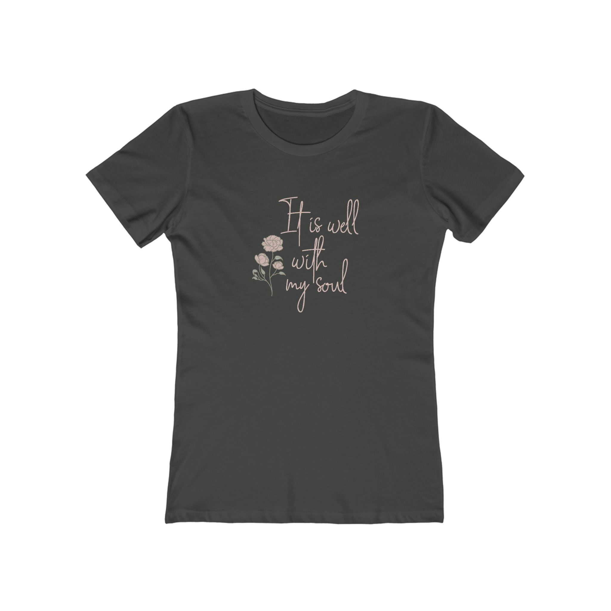 Faith Based Women's T-Shirt - It Is Well With My Soul | T-Shirt by atgodanddesigns