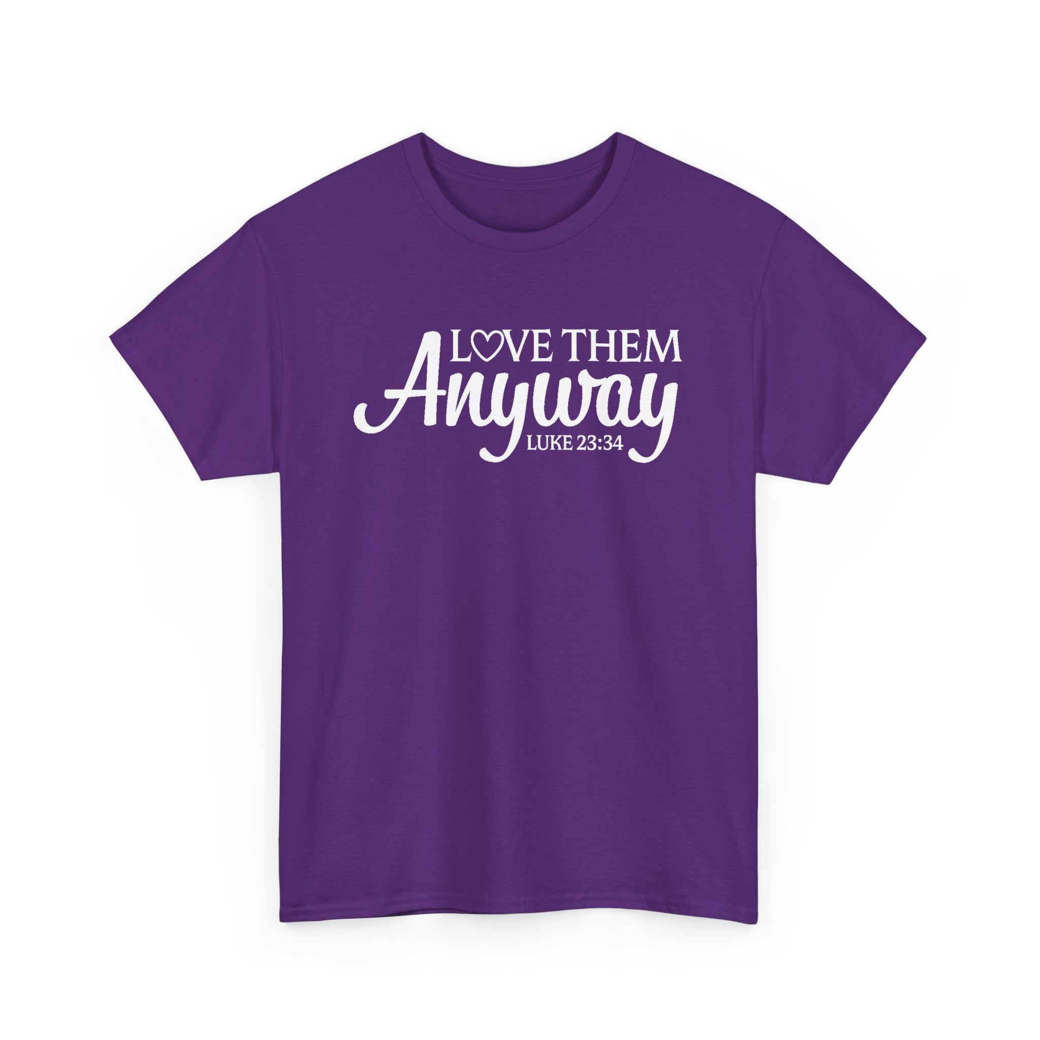 Faith Based Women's T-Shirt - Love Them Anyway | T-Shirt by atgodanddesigns