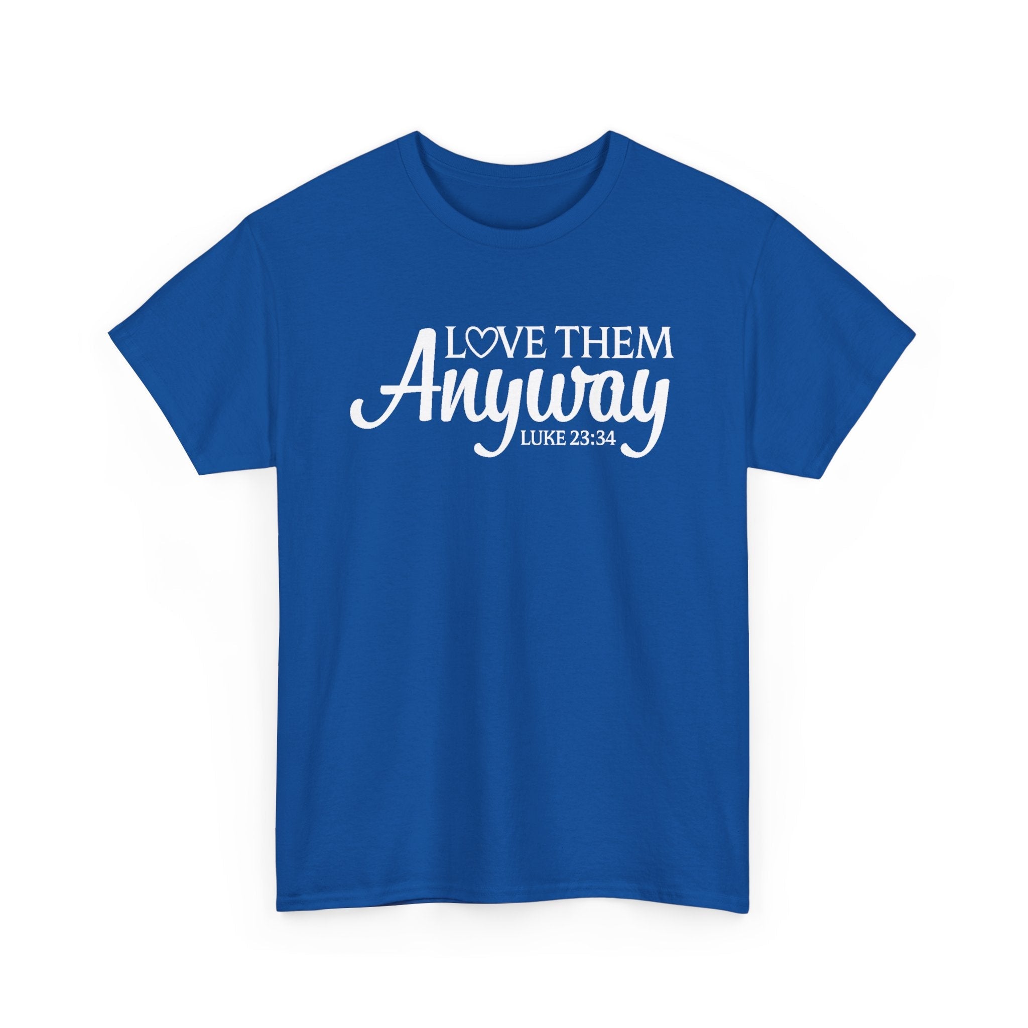 Faith Based Women's T-Shirt - Love Them Anyway | T-Shirt by atgodanddesigns