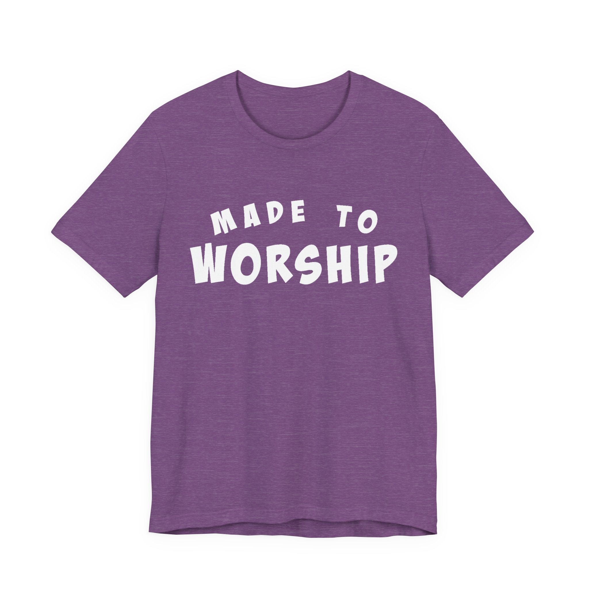 Faith Based Women's T-Shirt - Made to Worship | T-Shirt by atgodanddesigns