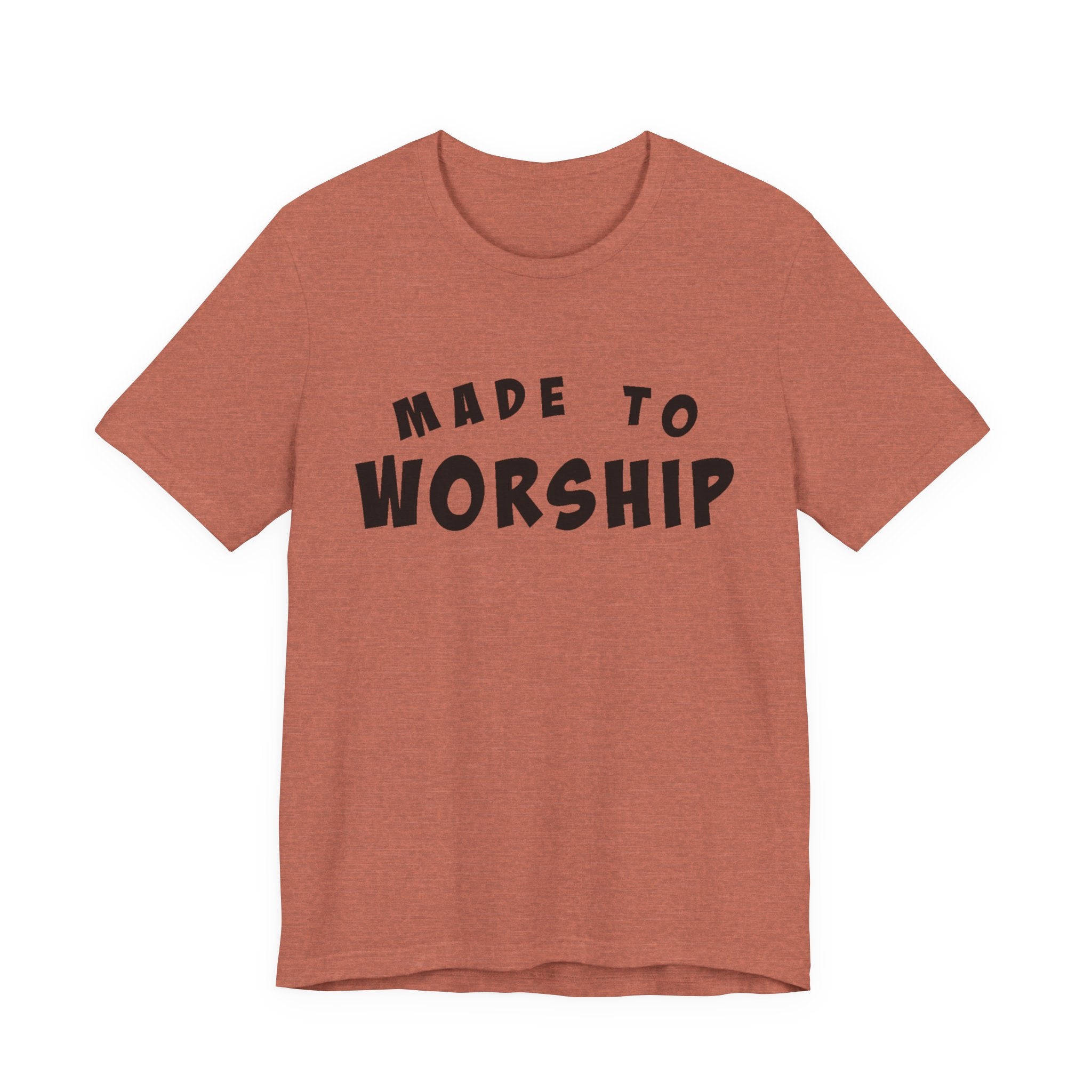 Faith Based Women's T-Shirt - Made to Worship | T-Shirt by atgodanddesigns