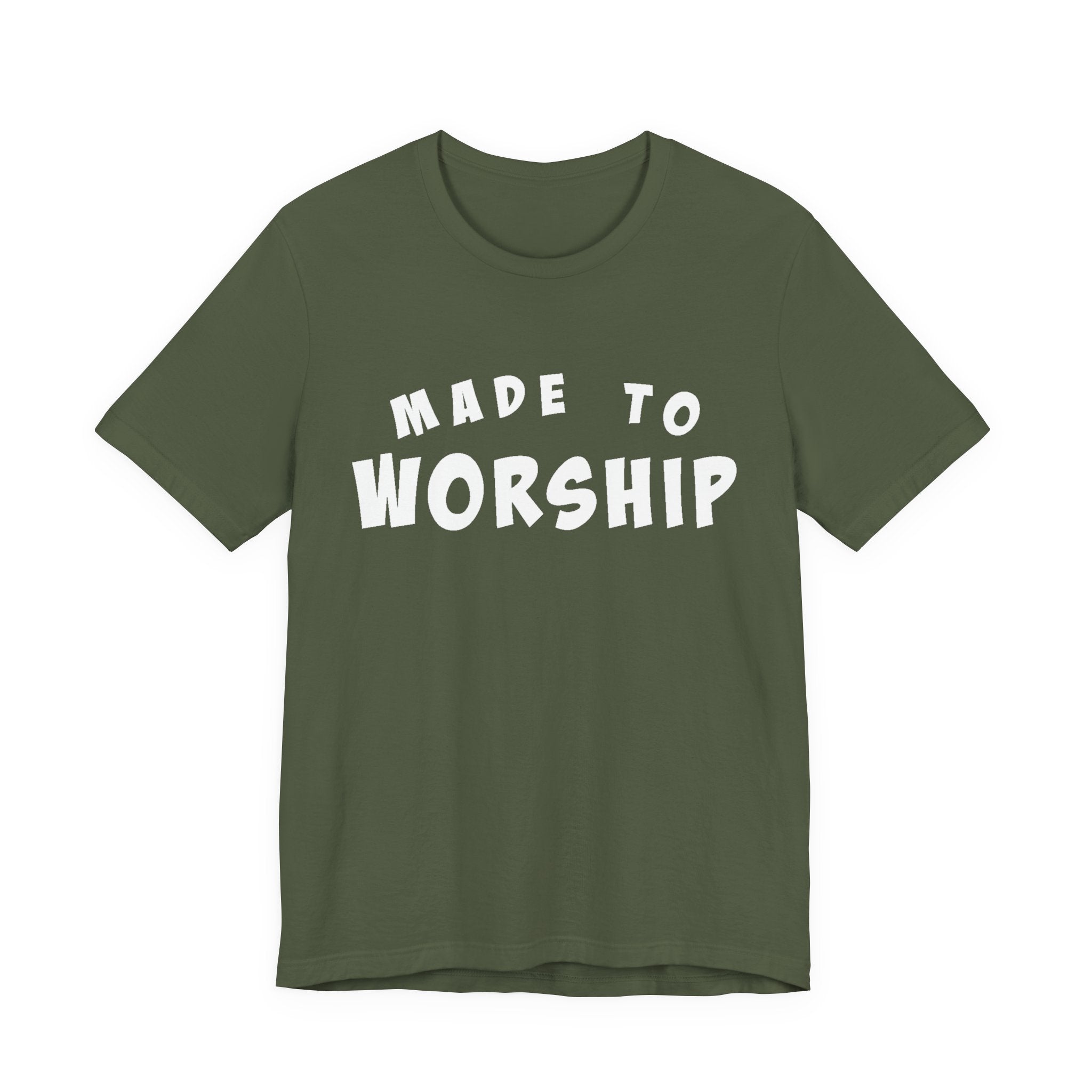 Faith Based Women's T-Shirt - Made to Worship | T-Shirt by atgodanddesigns