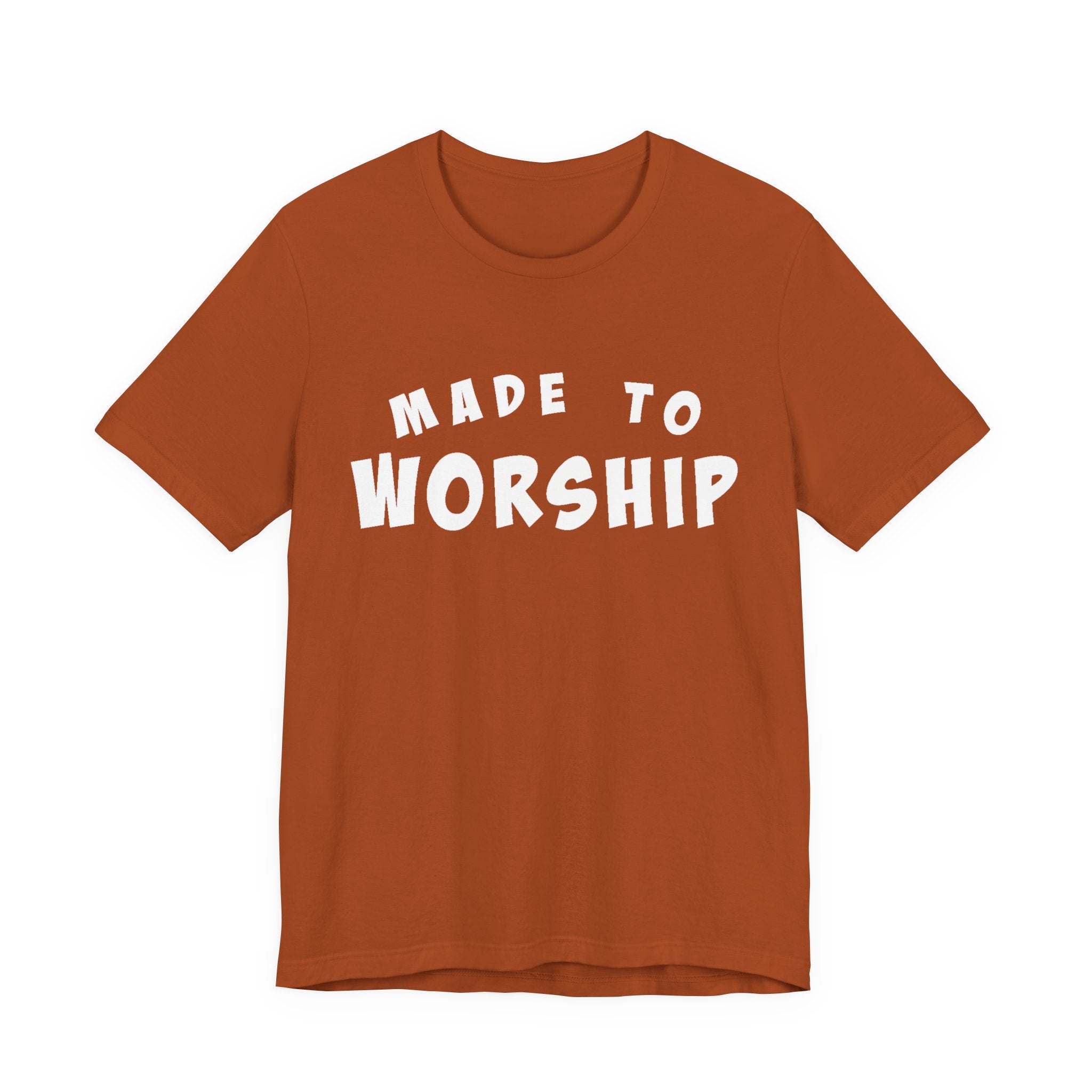 Faith Based Women's T-Shirt - Made to Worship | T-Shirt by atgodanddesigns