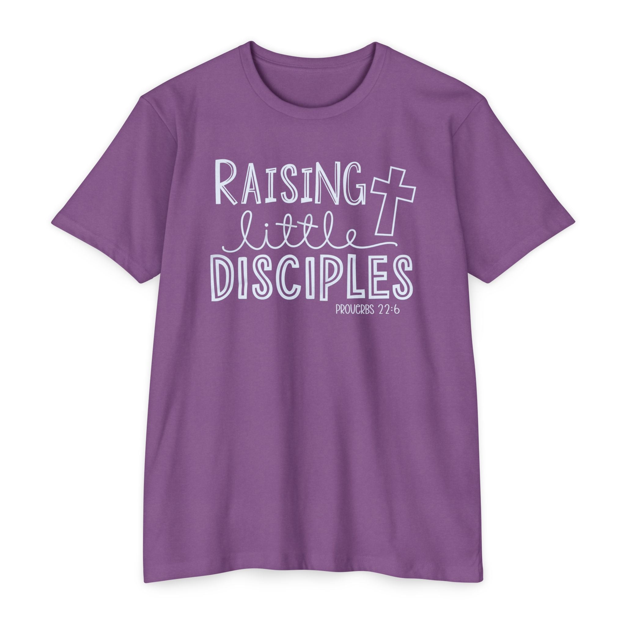 Faith Based Women's T-Shirt - Raising Little Disciples | T-Shirt by atgodanddesigns