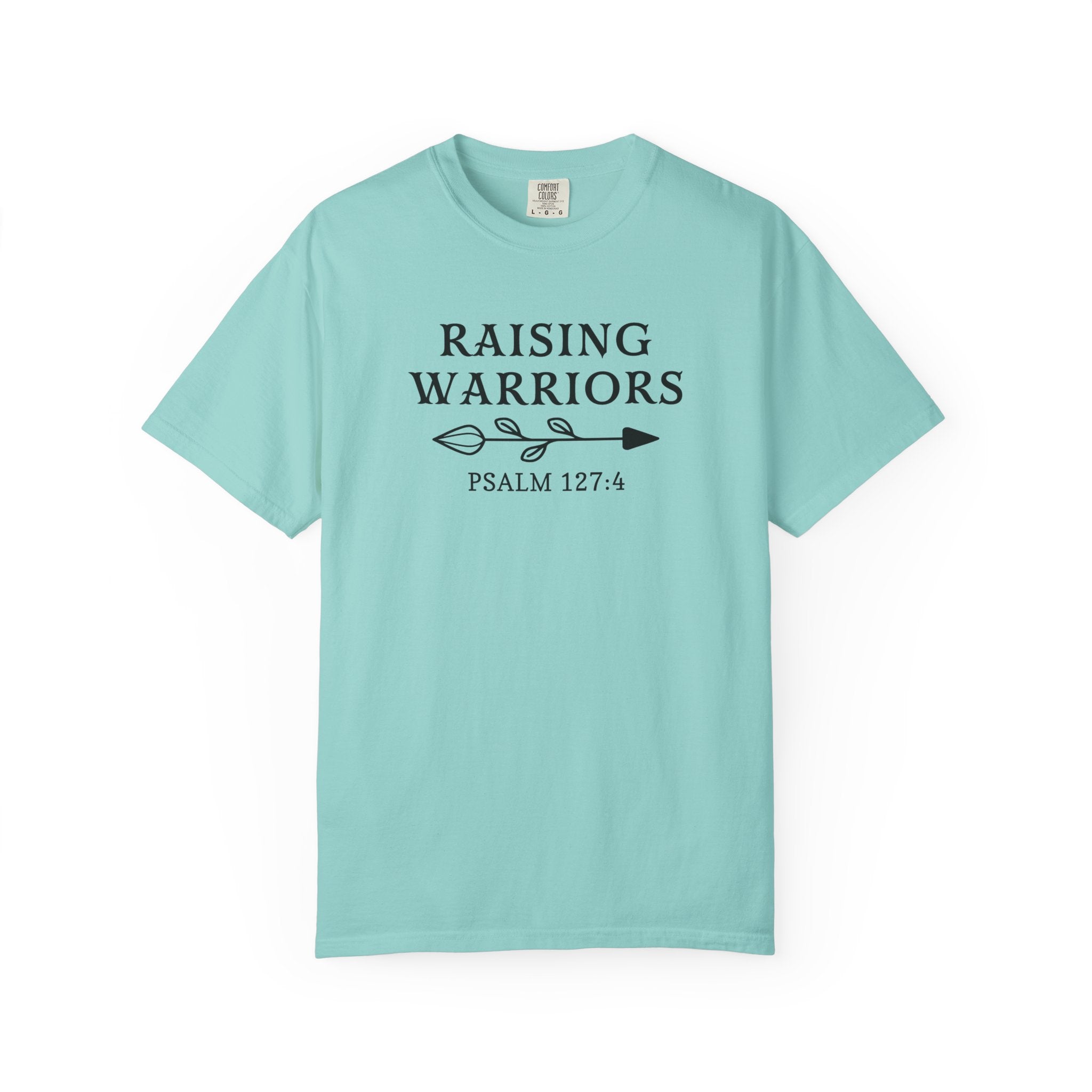Faith Based Women's T-Shirt - Raising Warriors | T-Shirt by atgodanddesigns