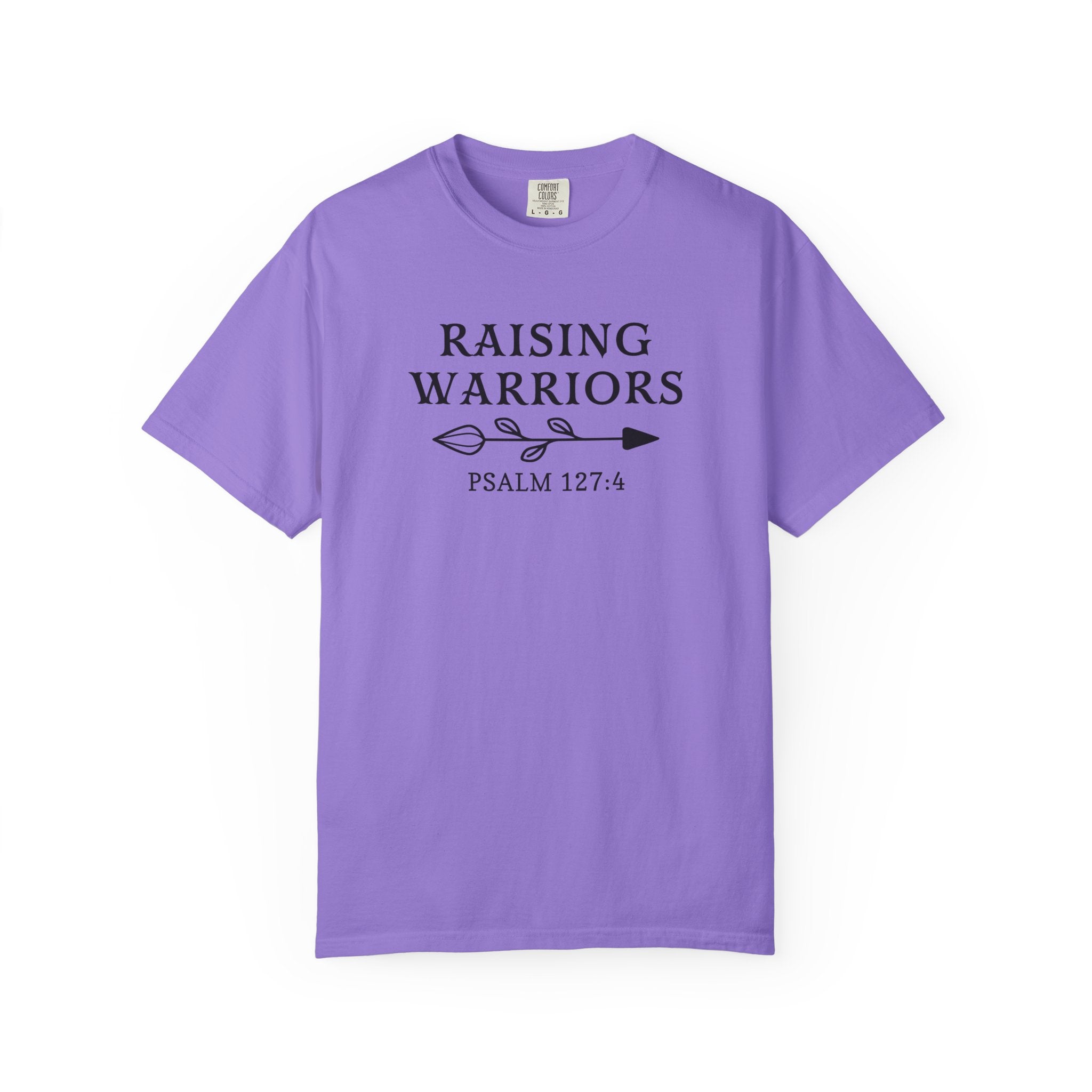 Faith Based Women's T-Shirt - Raising Warriors | T-Shirt by atgodanddesigns